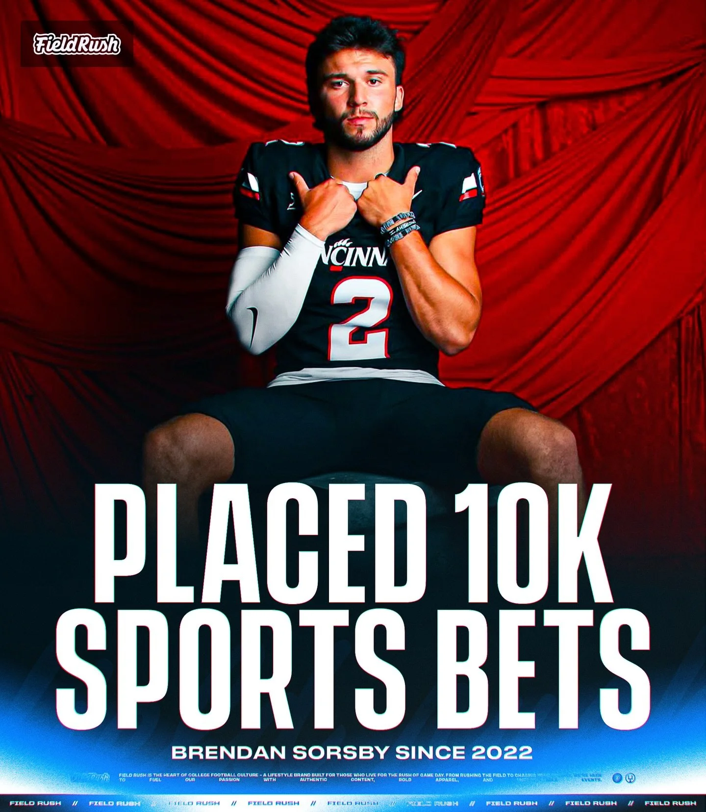Brendan Sorsby has reportedly placed 10,000+ sports bets

At one point, he was averaging around 20 bets per day. Which dates back to 2022 when he was a freshman at Indiana
