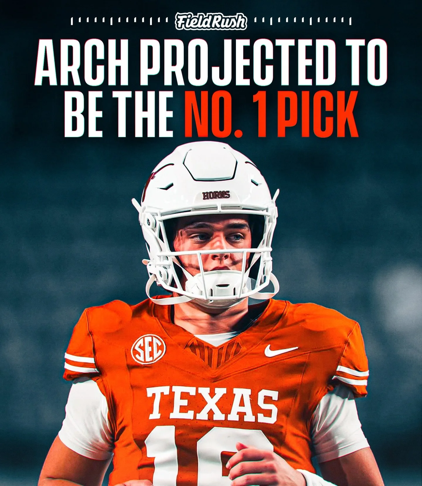 Arch Manning is projected to be the No. 1 pick in the 2027 NFL Draft, per Fox Sports

The Texas QB is currently projected to land with the Miami Dolphins 🐬