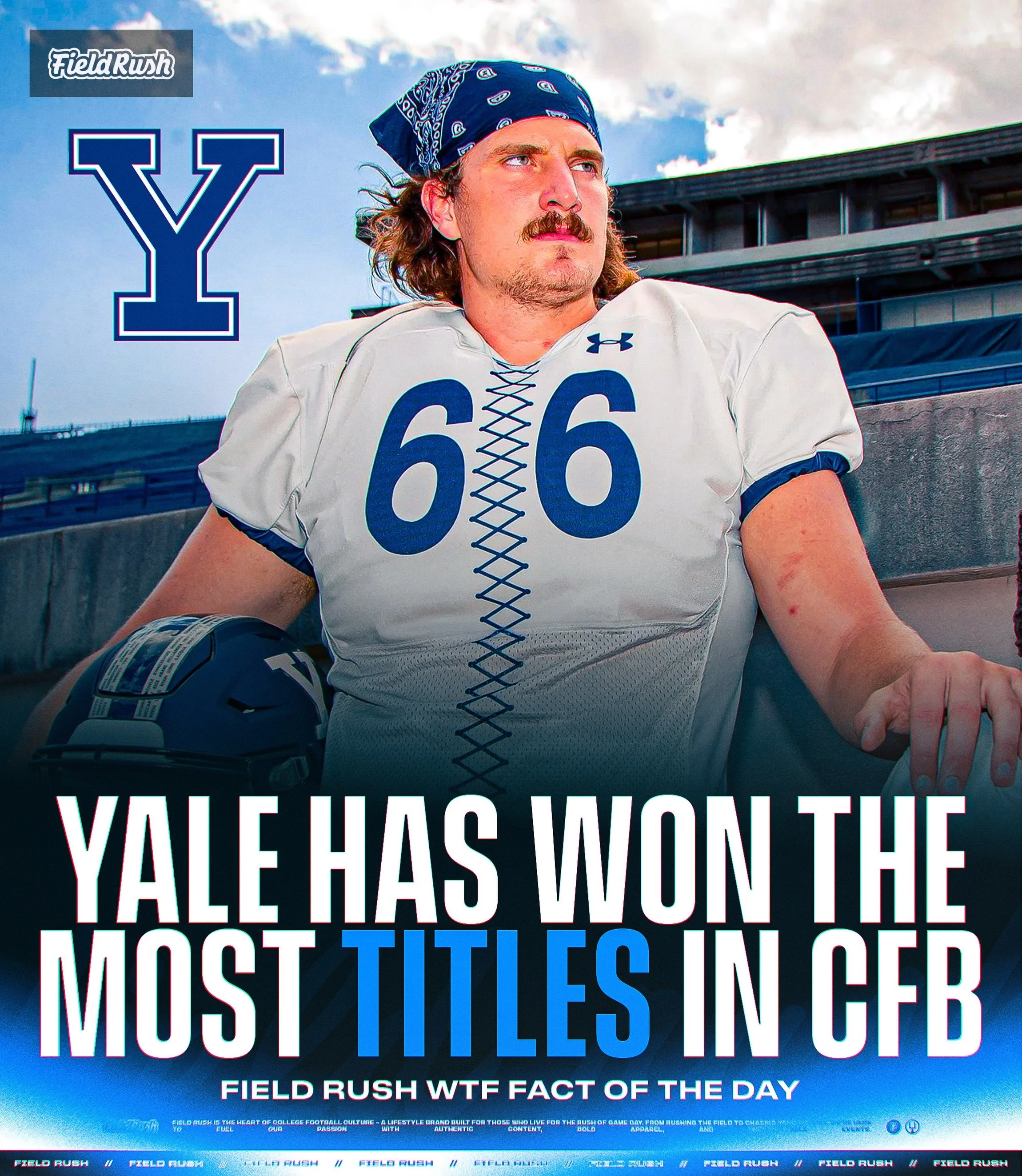 Did you know no program has won more national championships than Yale? 📚

The Ivy League school claimed all 18 of theirs between 1874 and 1927, and they still hold the record to this day. The school closest is Alabama with 16

The championships came