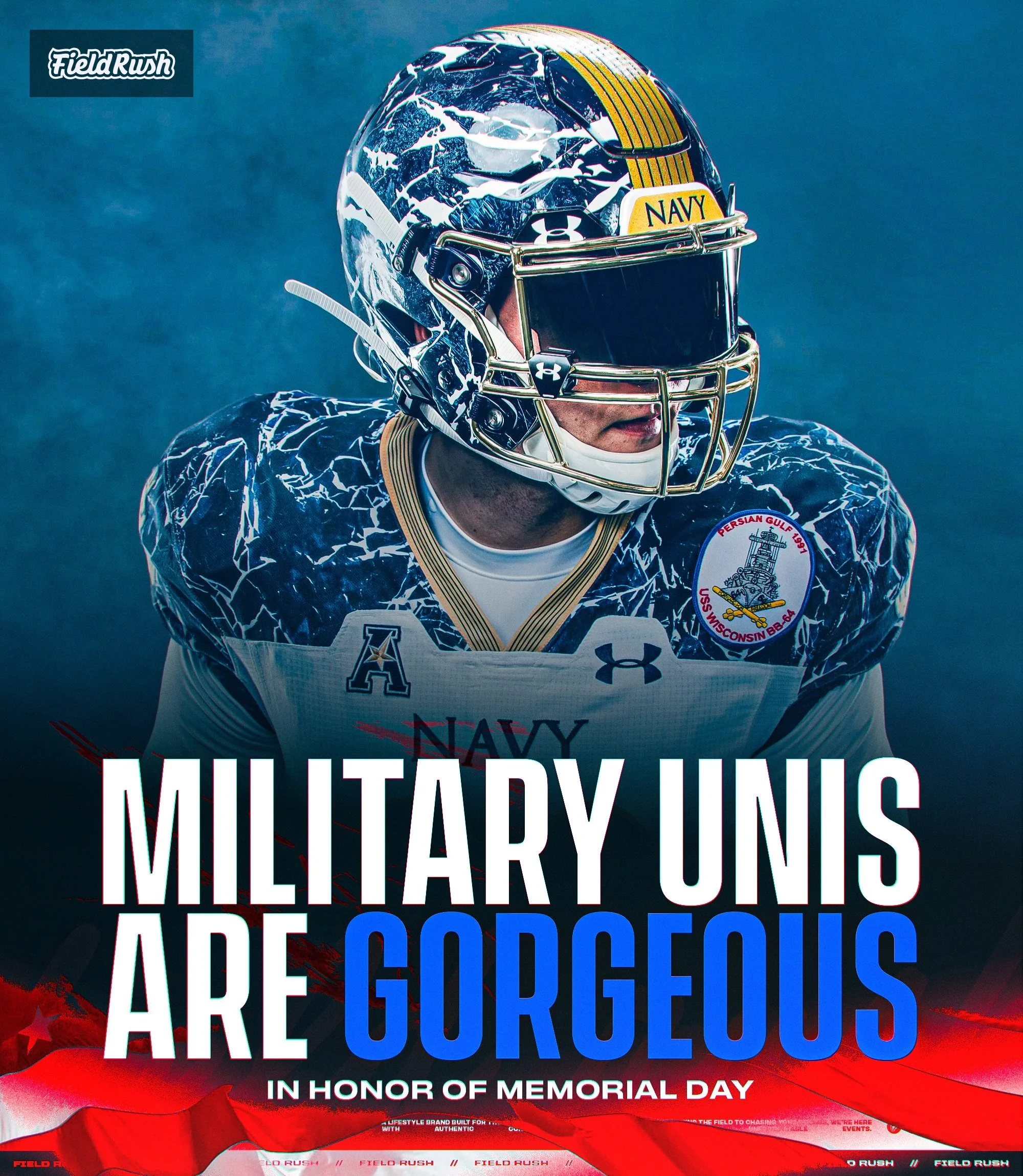 Military inspired uniforms are some of the best in college football 🎖️

While service academies have often pulled off the best and most consistent looks, other schools have absolutely killed it with their renditions of military-inspired uniforms. Th