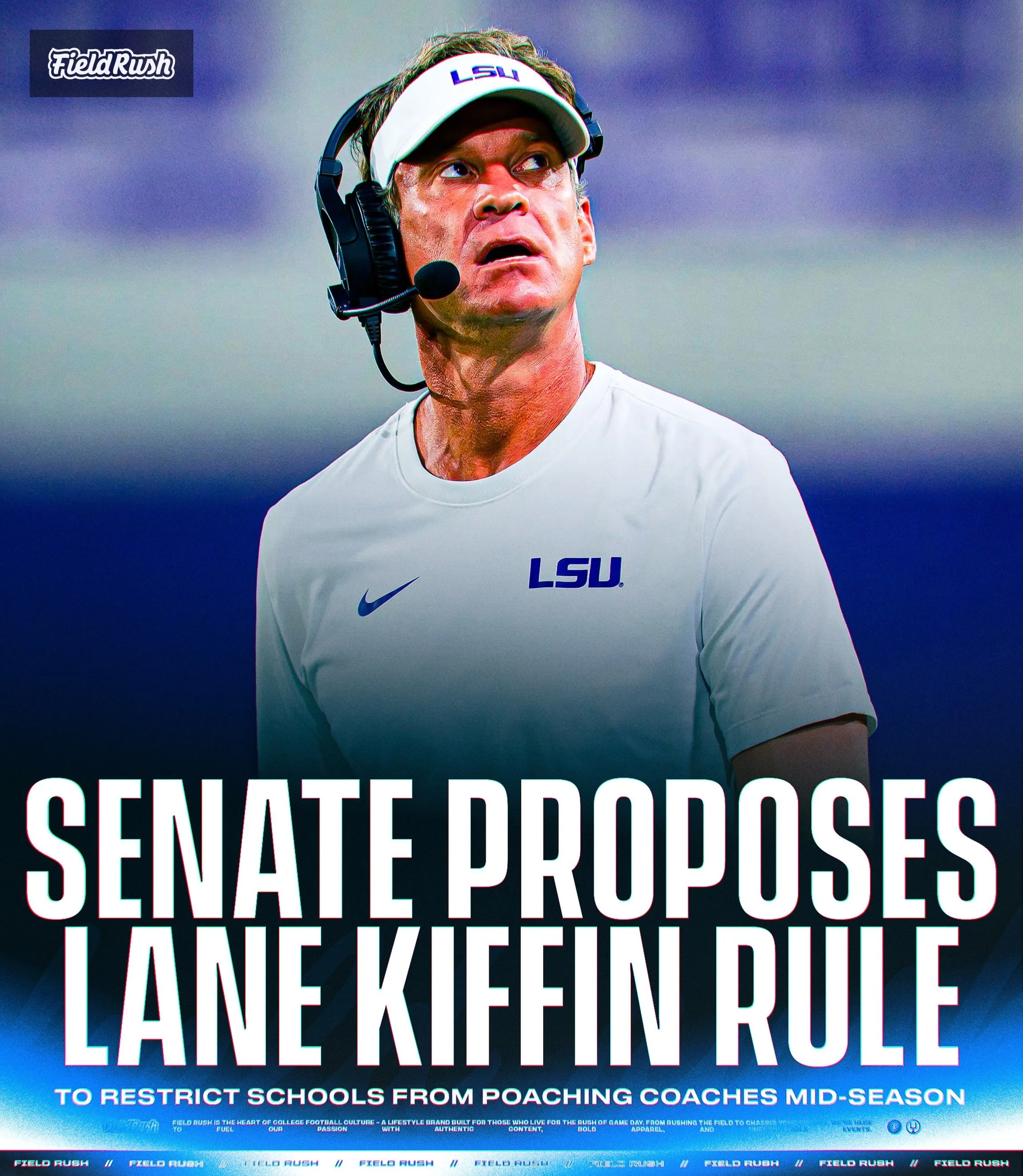 U.S. Senators have proposed a rule in the SCORE Act that people behind the scenes are calling the &ldquo;Lane Kiffin Rule&rdquo;

The rule would prohibit coaches from being poached by other schools mid-season, a direct nod to what happened with Lane 