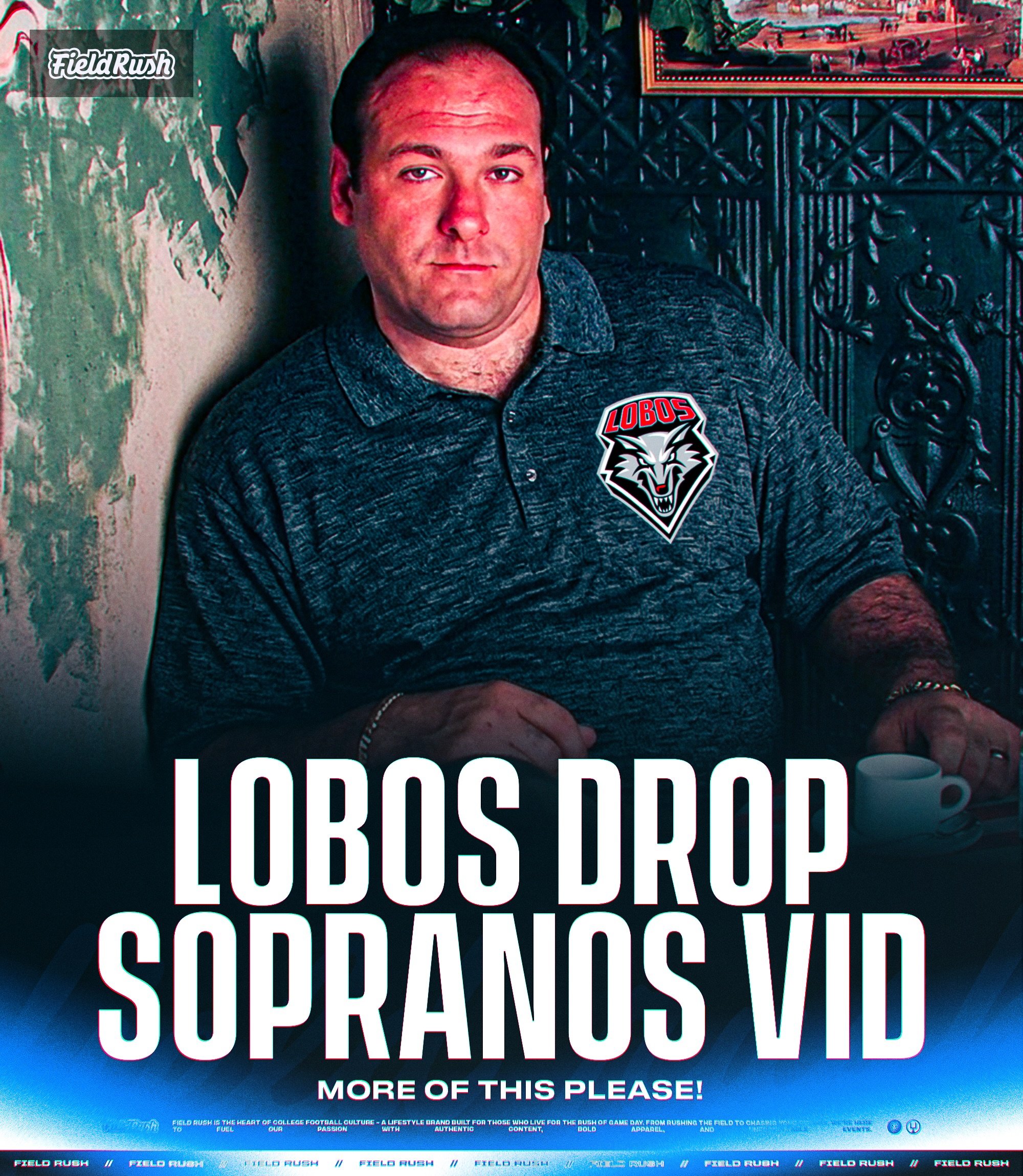 New Mexico dropped their game times with a Sopranos themed video 🎥

Is this what peak looks like?