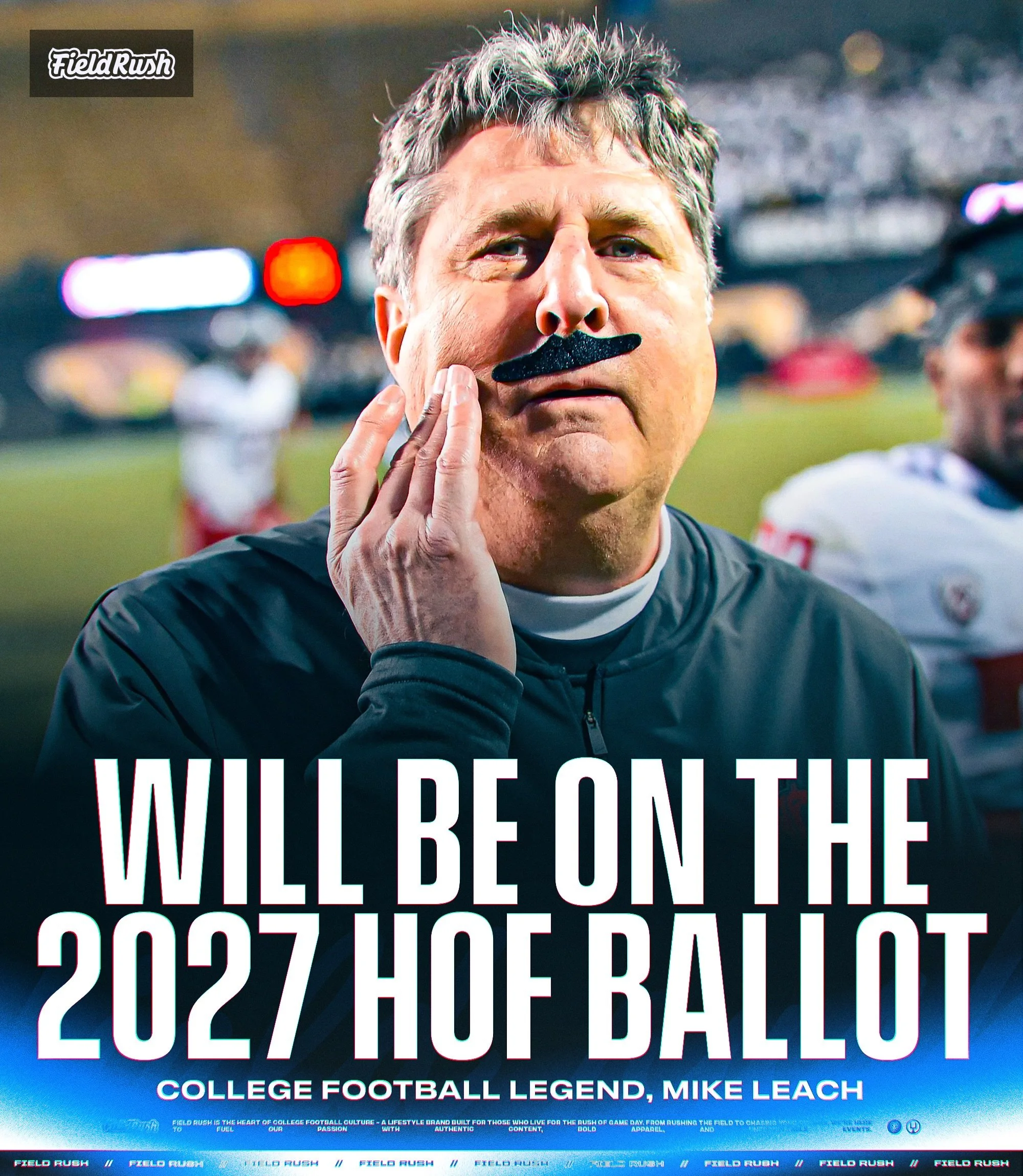 Mike Leach is one step closer to the College Football Hall of Fame 🙏

After the Hall of Fame voted to lower the winning percentage requirement to 59.5%, Leach is set to appear on the 2027 ballot. He finished his career at 59.6%.

He deserves his flo