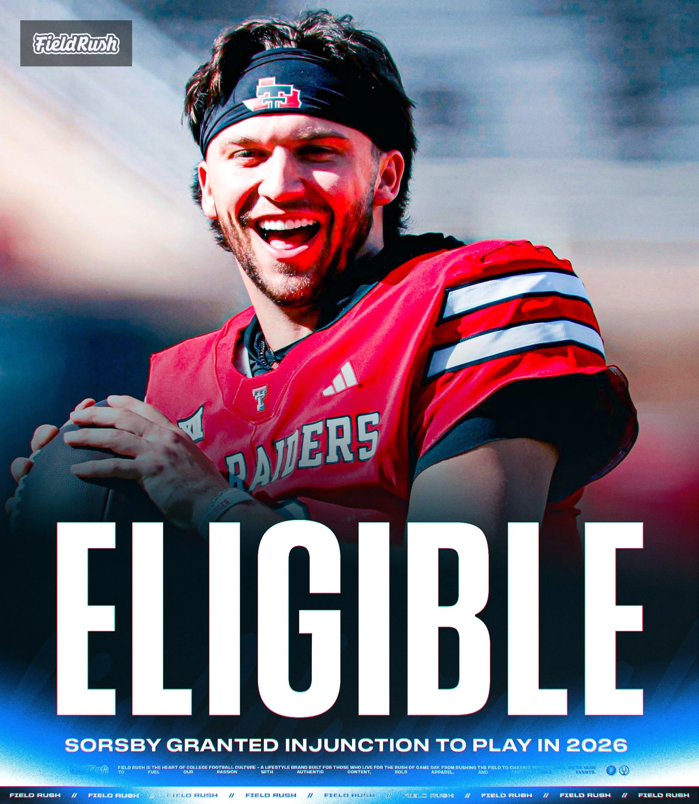 Brendan Sorsby is set to play in 2026

The Texas Tech Quarterback was granted a temporary injunction against the NCAA that will restrict the league from banning him from play