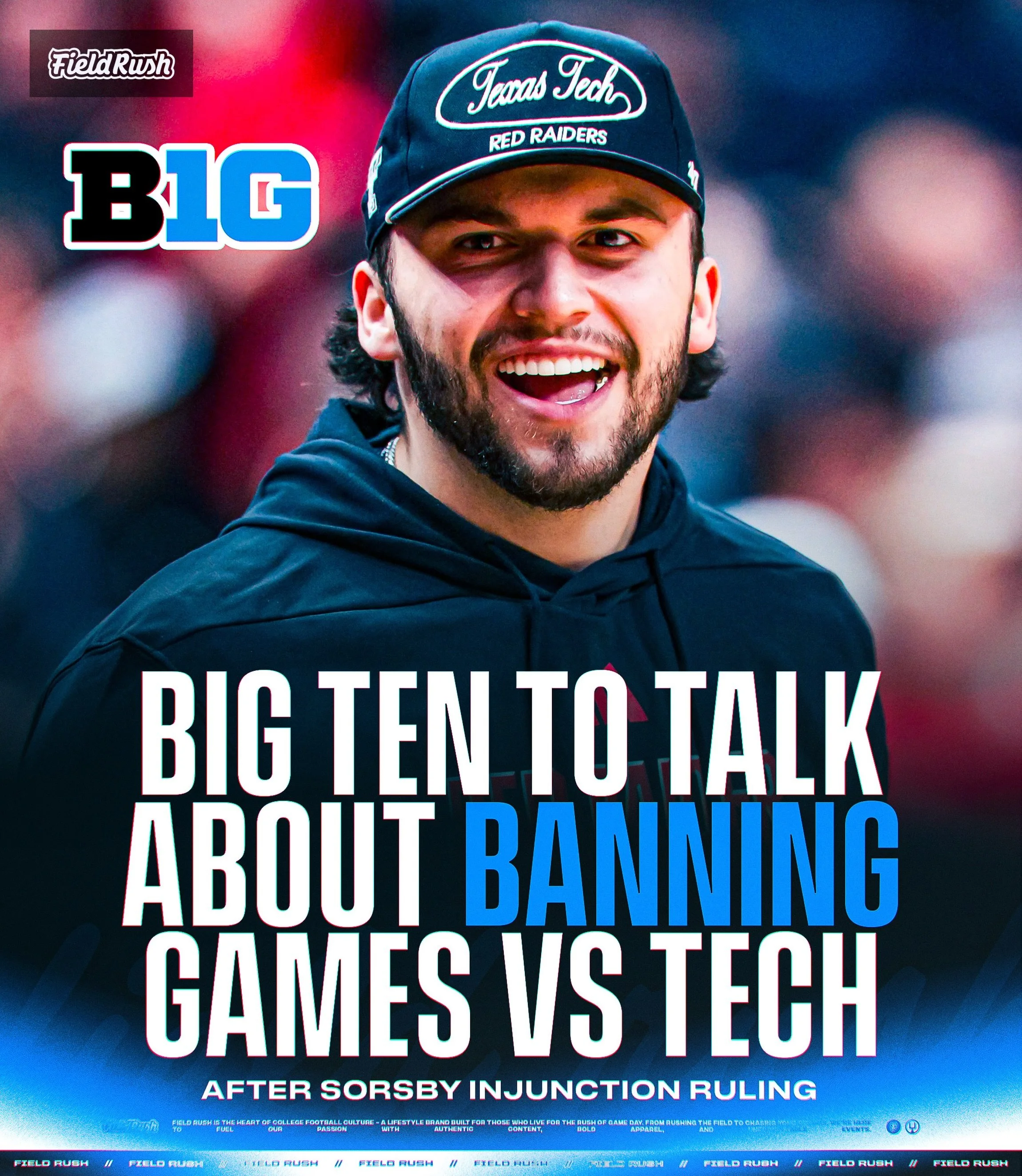 Big Ten officials are considering a mandate against scheduling any games against Texas Tech 😮

The talks extend beyond football, covering all athletics across the board.

This comes after Nebraska AD Troy Dannen told his staff to refrain from schedu