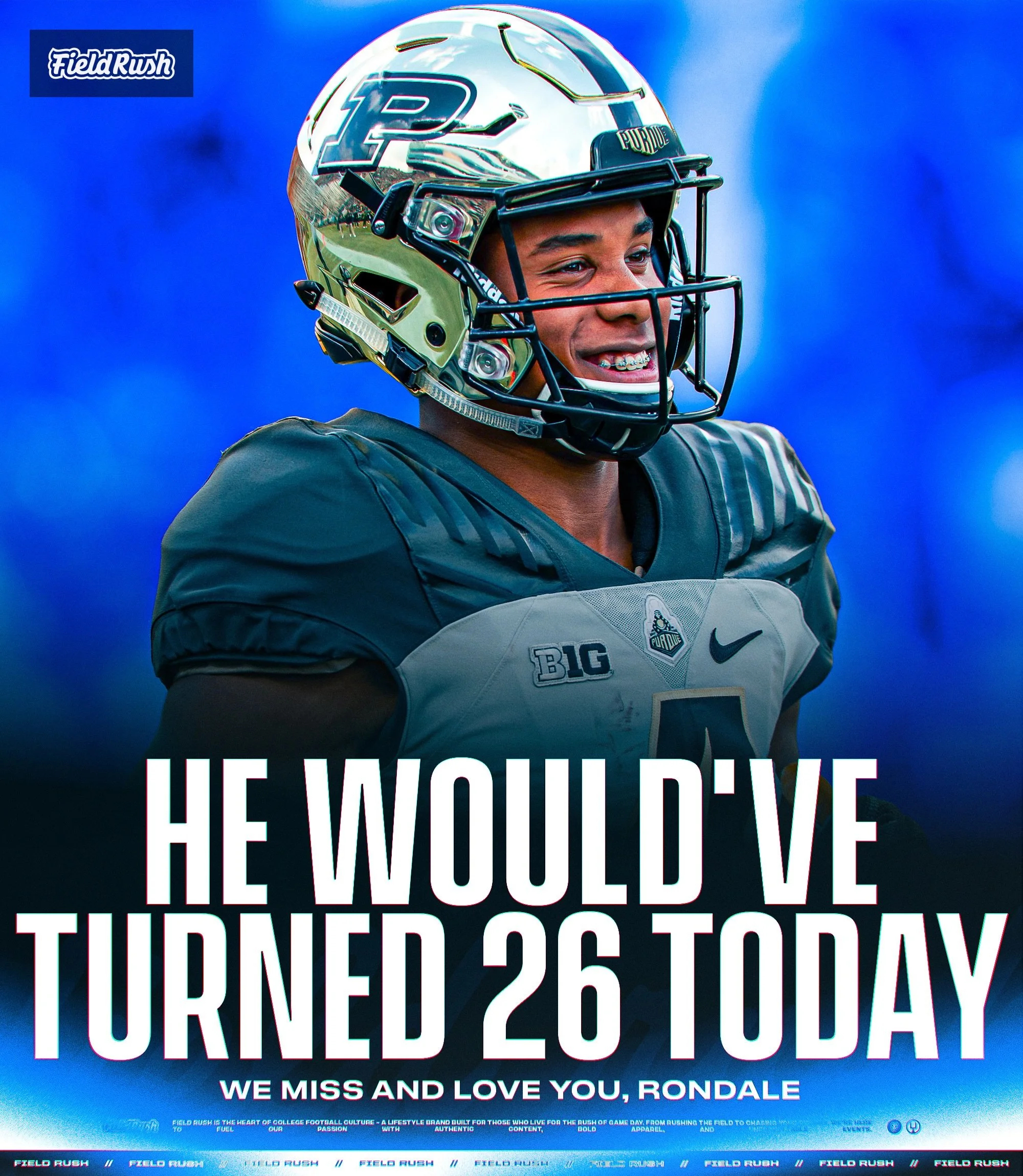 Today is Rondale Moore&rsquo;s birthday 💙

Rondale was known as one of the gentlest people in any room. He rarely wanted to talk about himself in interviews, not because he was shy, but because he was just genuinely humble. His friends, family, and 