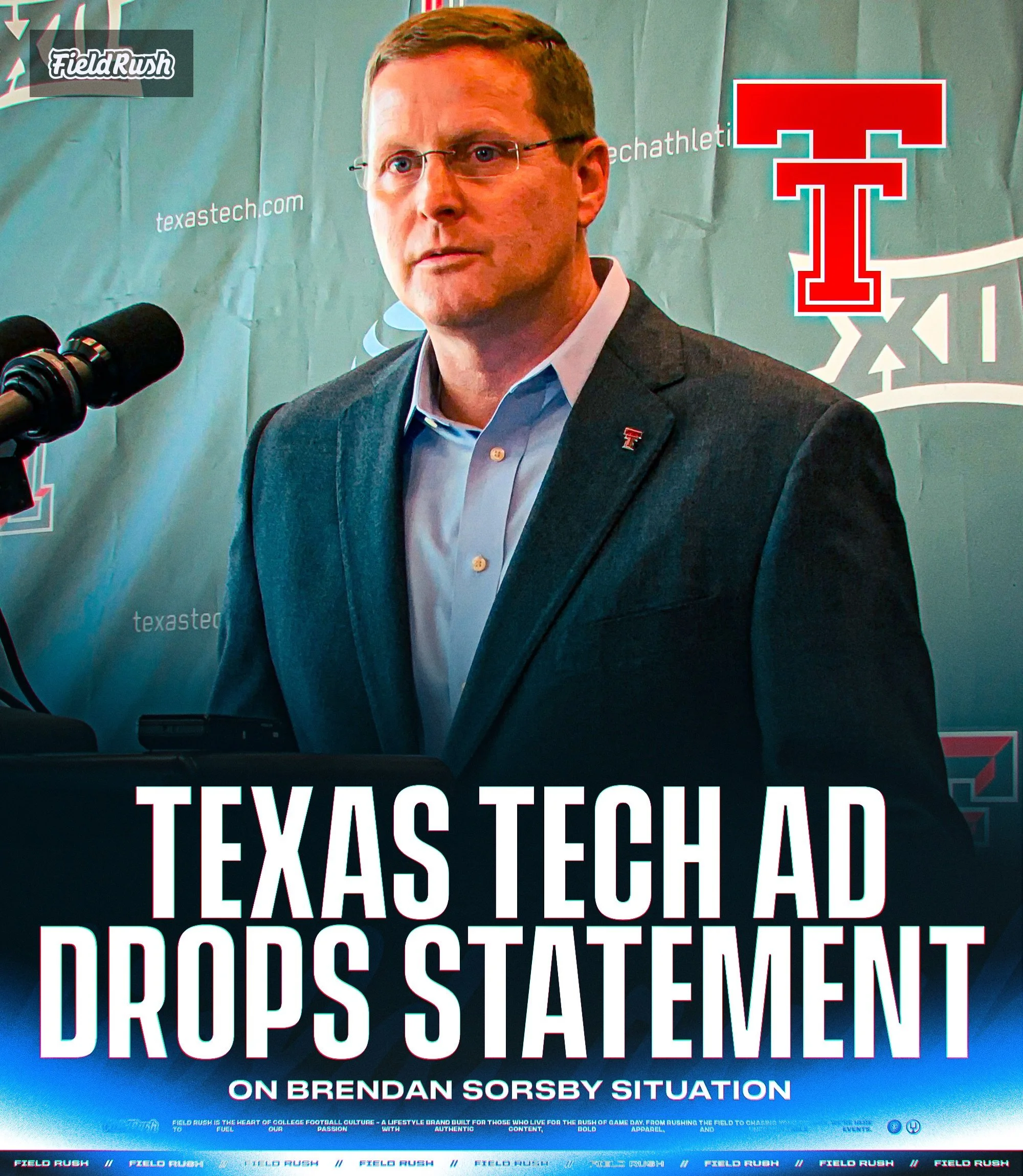 Texas Tech Athletic Director Kirby Hocutt just released a statement on behalf of Texas Tech Athletics

In the statement, Hocutt defends his student athlete by saying &ldquo;how would I approach the situation if this were my own son?&rdquo;
