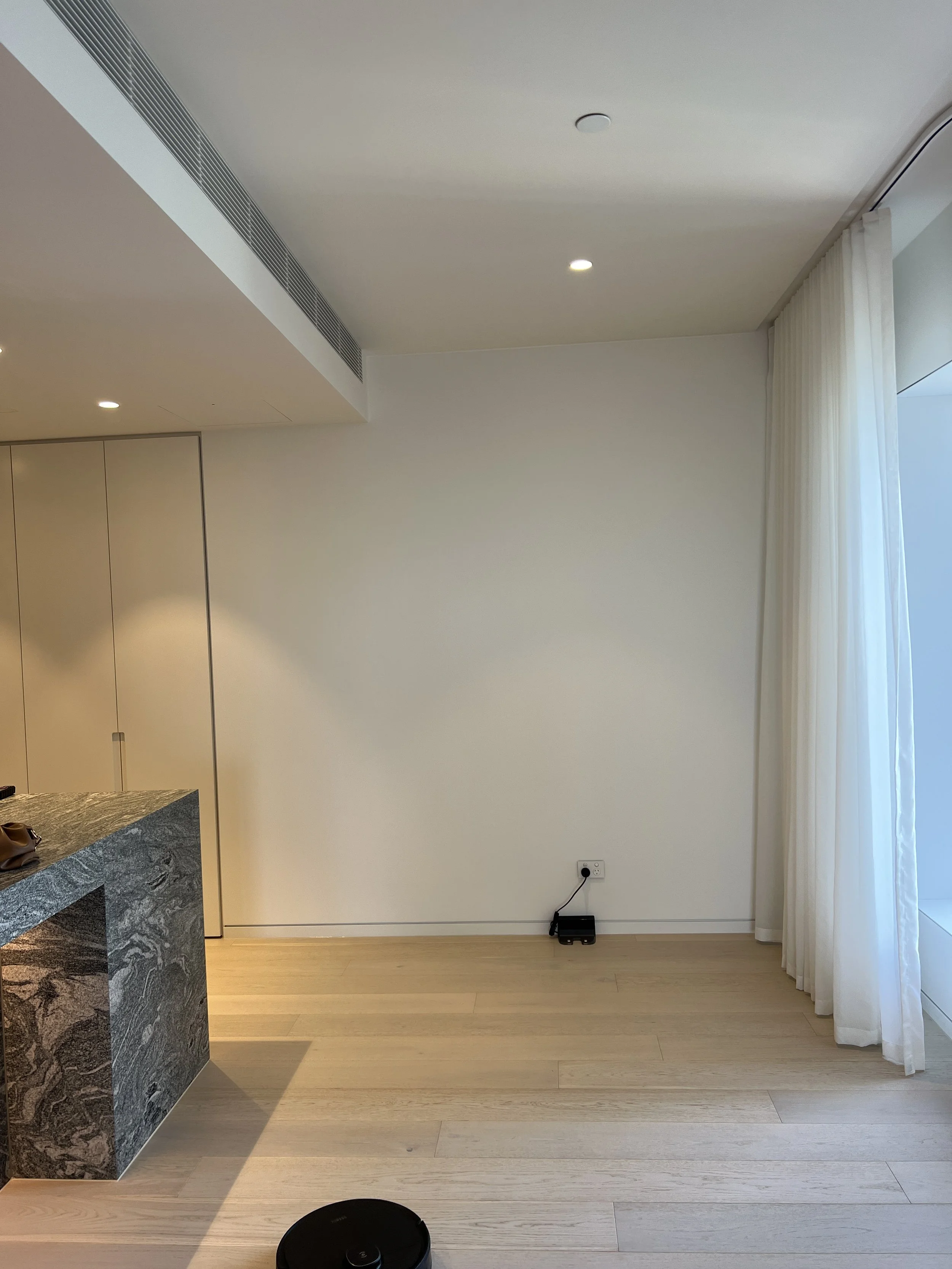 Hallway before interior styling — empty space with no composition — SYP Homes Sydney