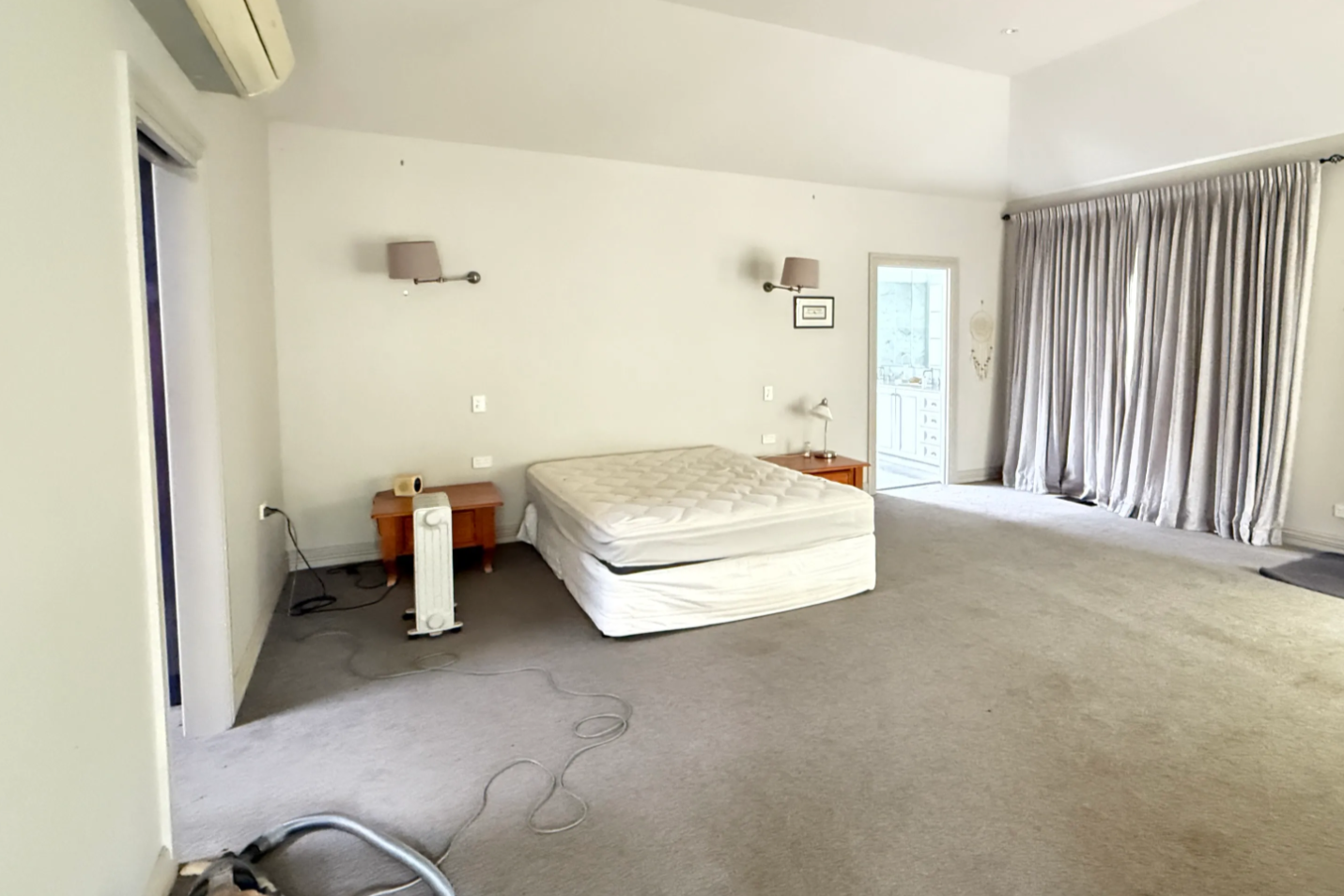 Master bedroom before interior styling — bare and unstyled space — SYP Homes Sydney