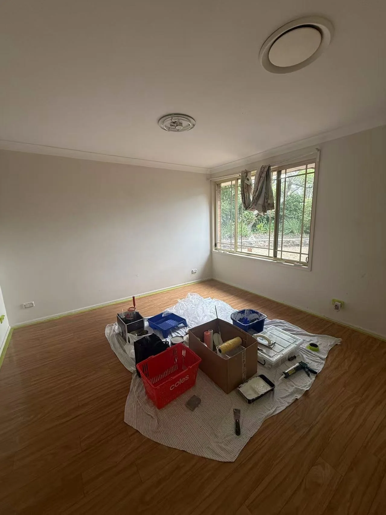 Empty room mid-renovation before interior styling — SYP Homes Sydney