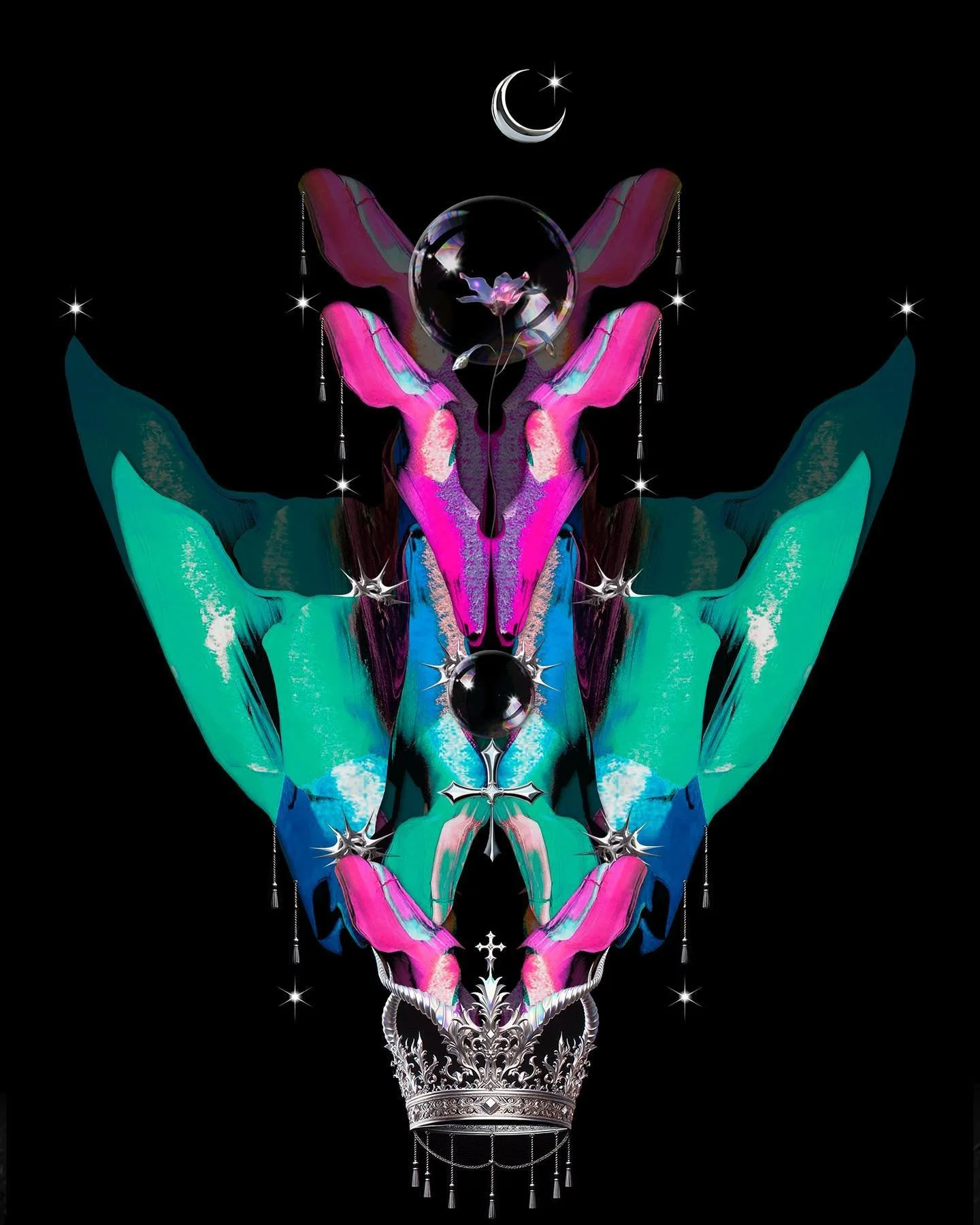 The High Priestess, 2024
Acrylic painting & digital collage
#digitalcollage #digitalcollageart #acrylicpainting #psychedelicart #ulu #fantasyart #tarot #tarotart #thehighpriestesstarot #tarotcard #thehighpriestess #intuition #secrets