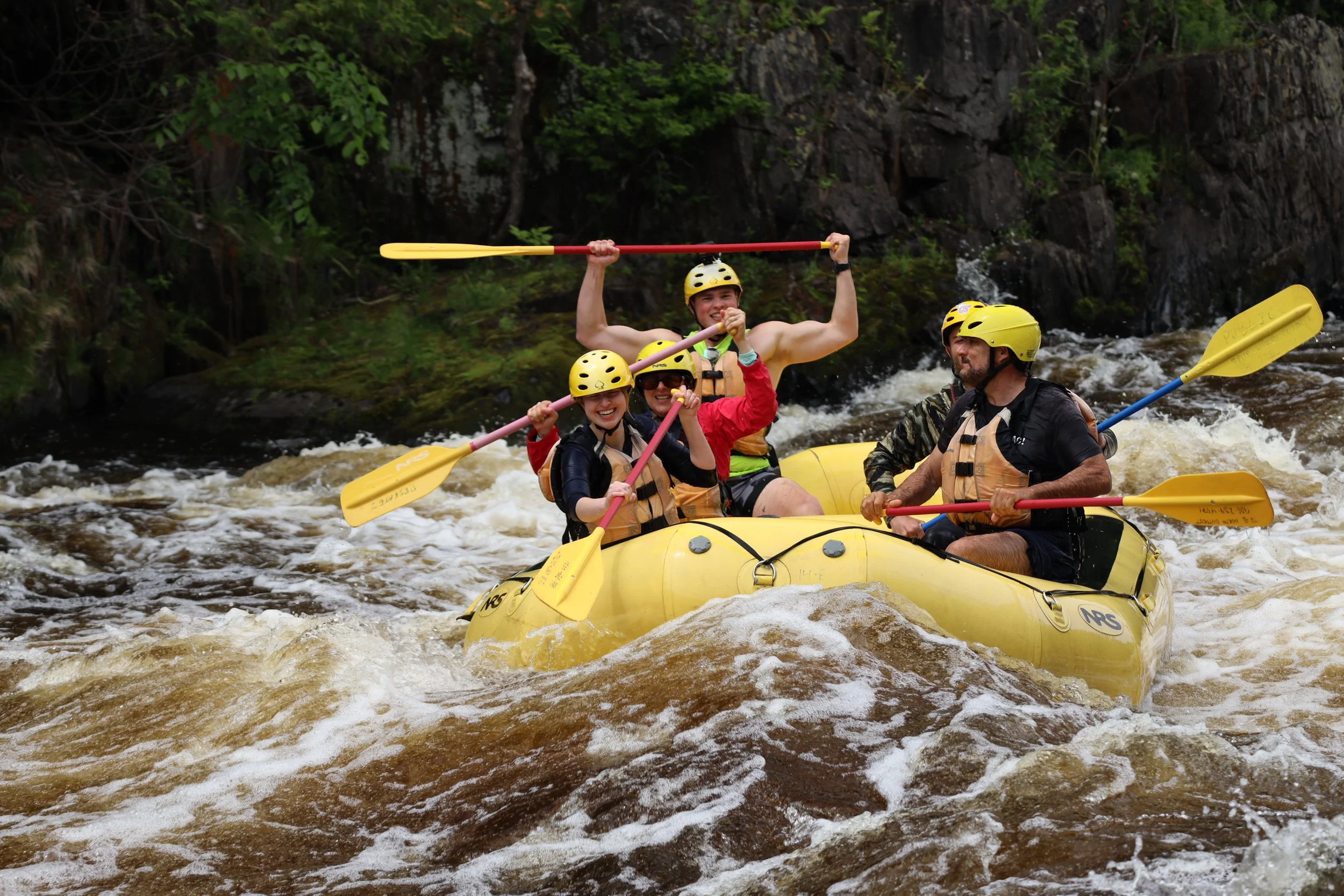 Public whitewater rafting trips on the Menominee River with True North ...