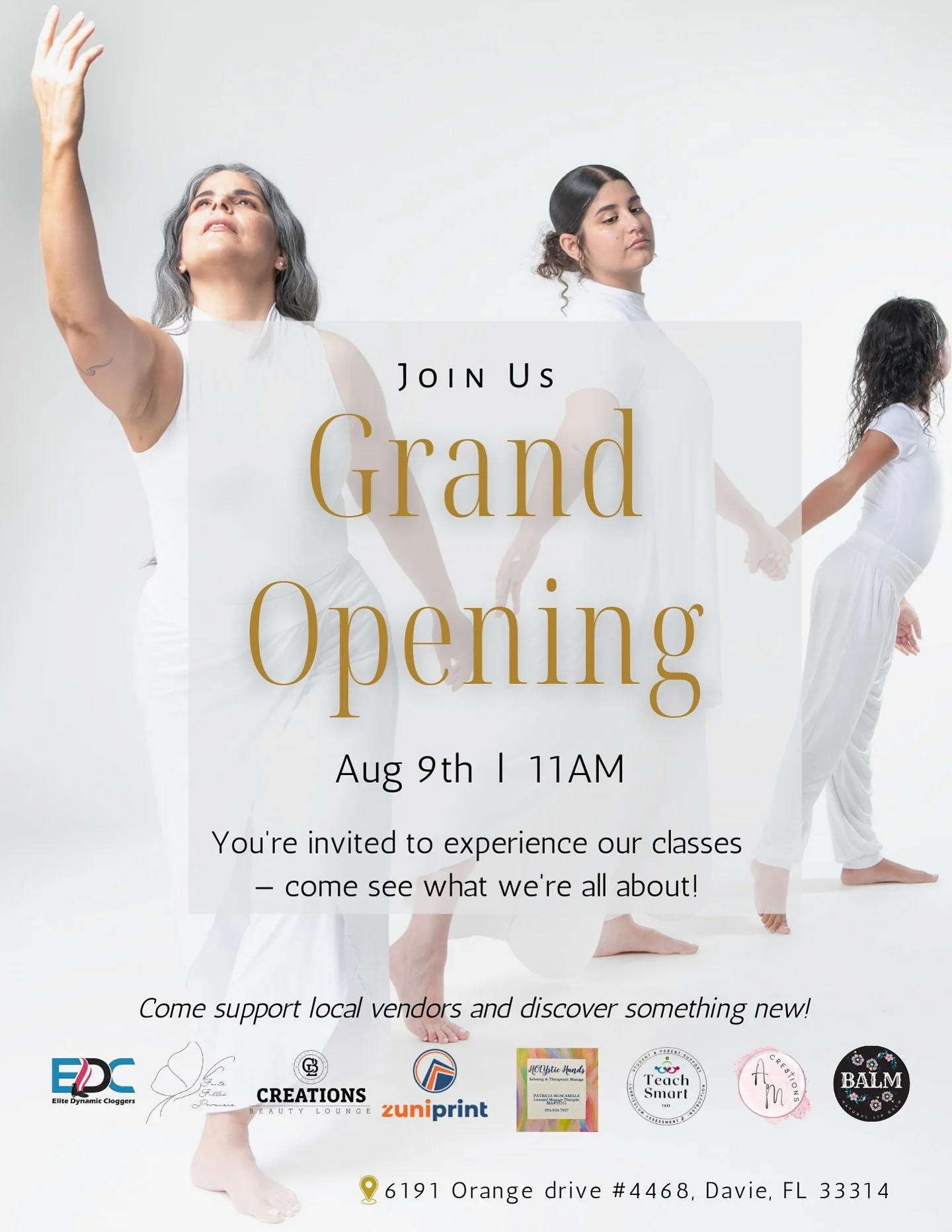 🎉 IT&rsquo;S A CELEBRATION! 🥳

We&rsquo;re teaming up with amazing local small businesses, and we couldn&rsquo;t be more excited.
It&rsquo;s a party you won&rsquo;t want to miss!

✨ Come out and show your support

✨ Explore what our partners have t