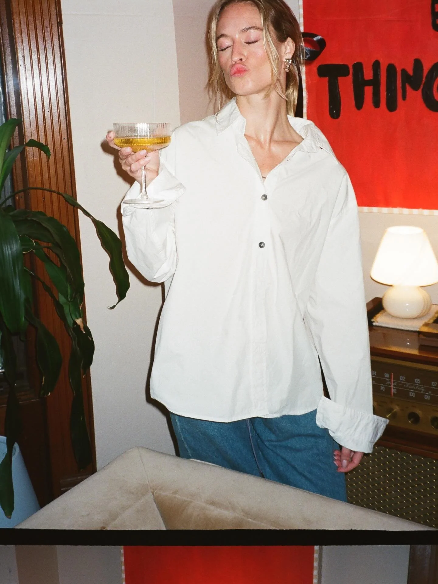 lounging in @perfectwhitetee this holiday season 🤍