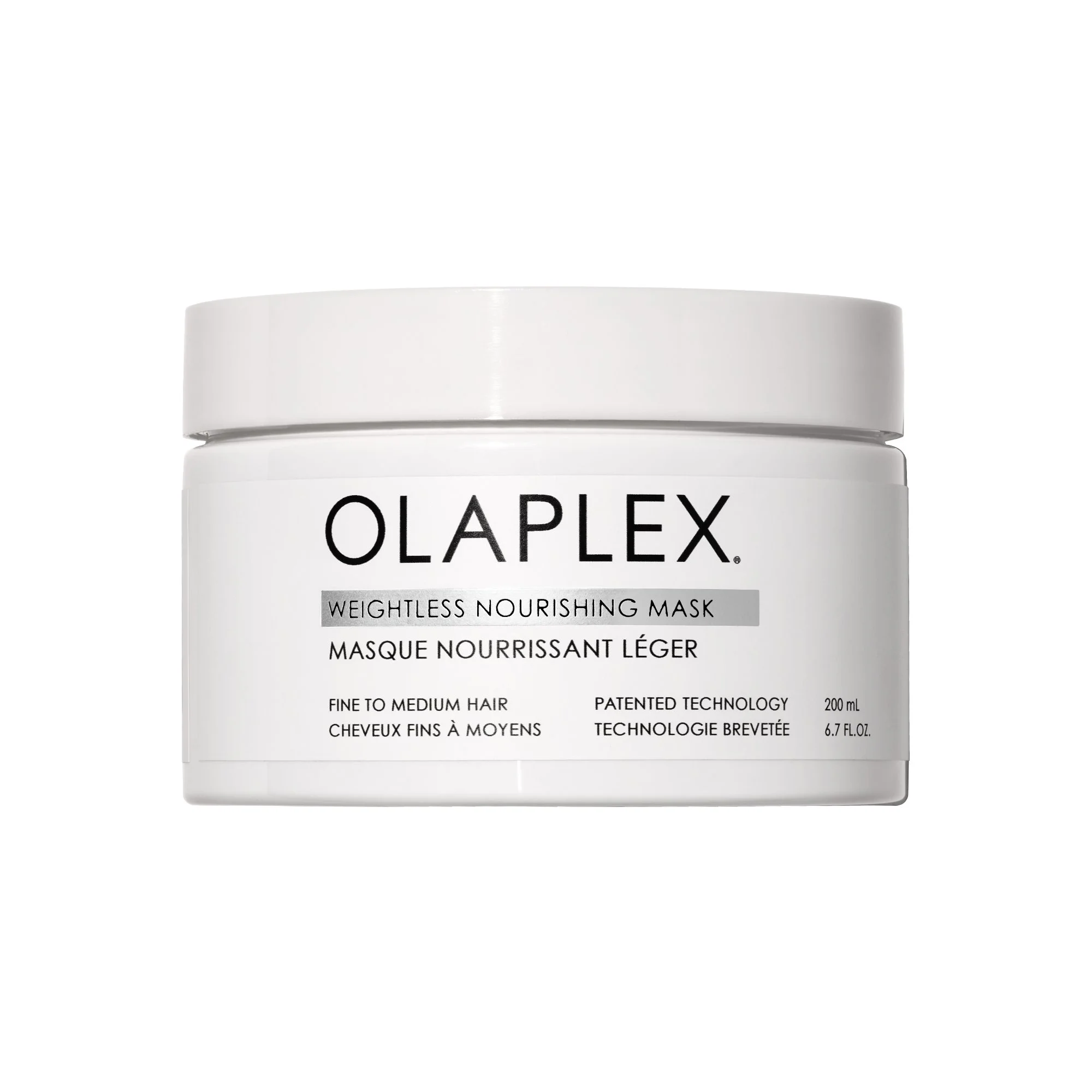 Pot de masque capillaire Olaplex Weightless Nourishing Mask