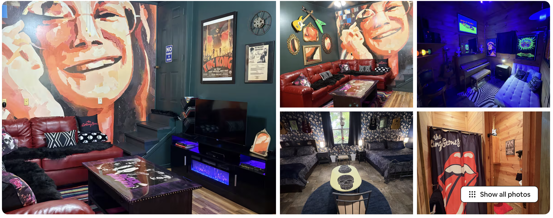 Gimme Shelter Rock n Roll BnB