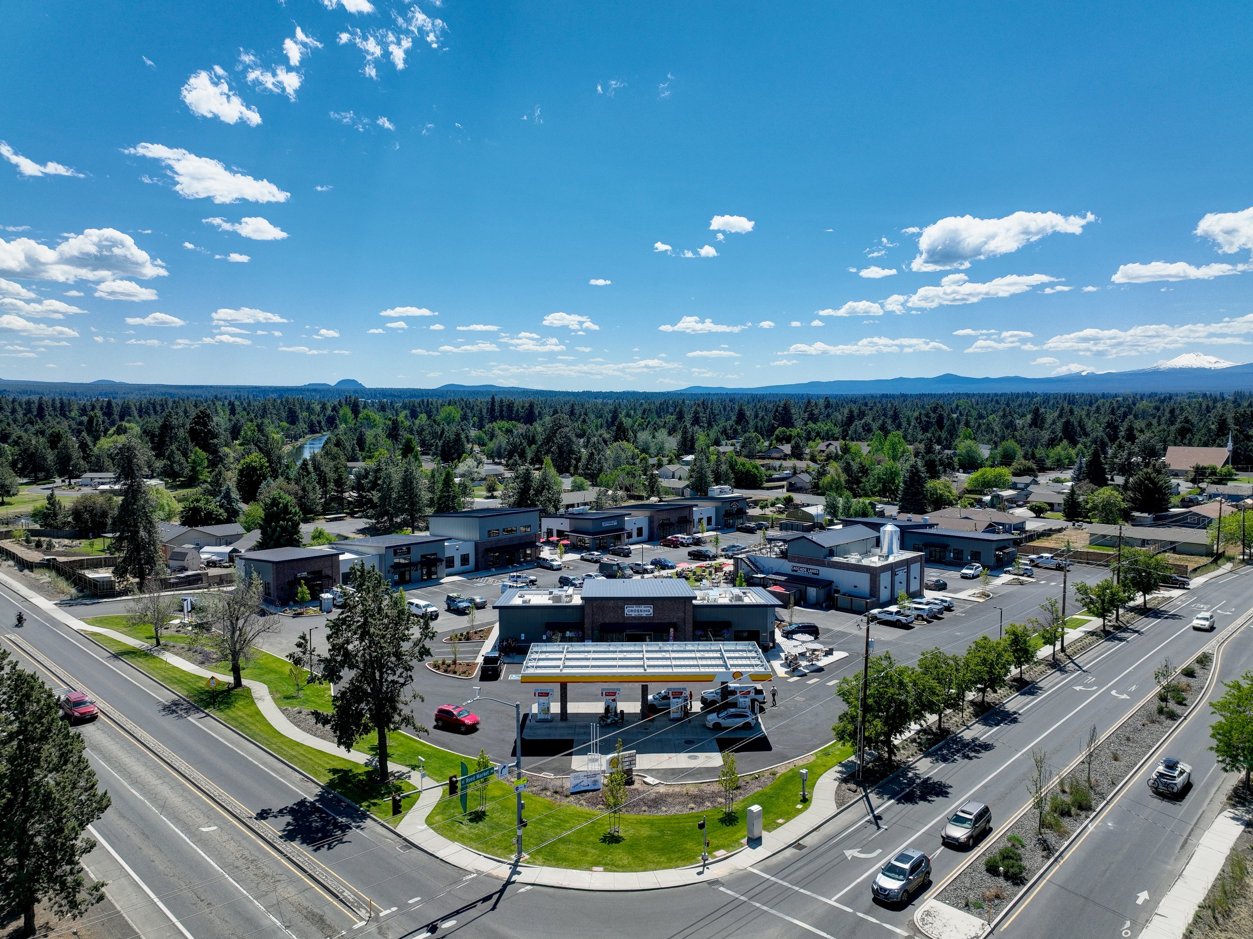 Aerial photos offered by Capture West for marketing Construction