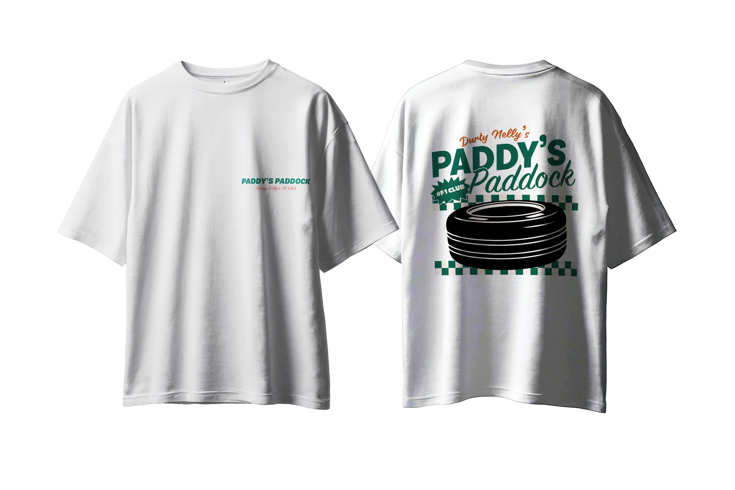 Paddy's Paddock T-Shirt - Tyre Design
