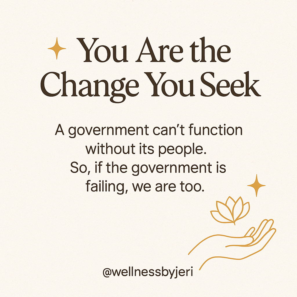 The Power of Personal Accountability: You Are the Change You Seek
