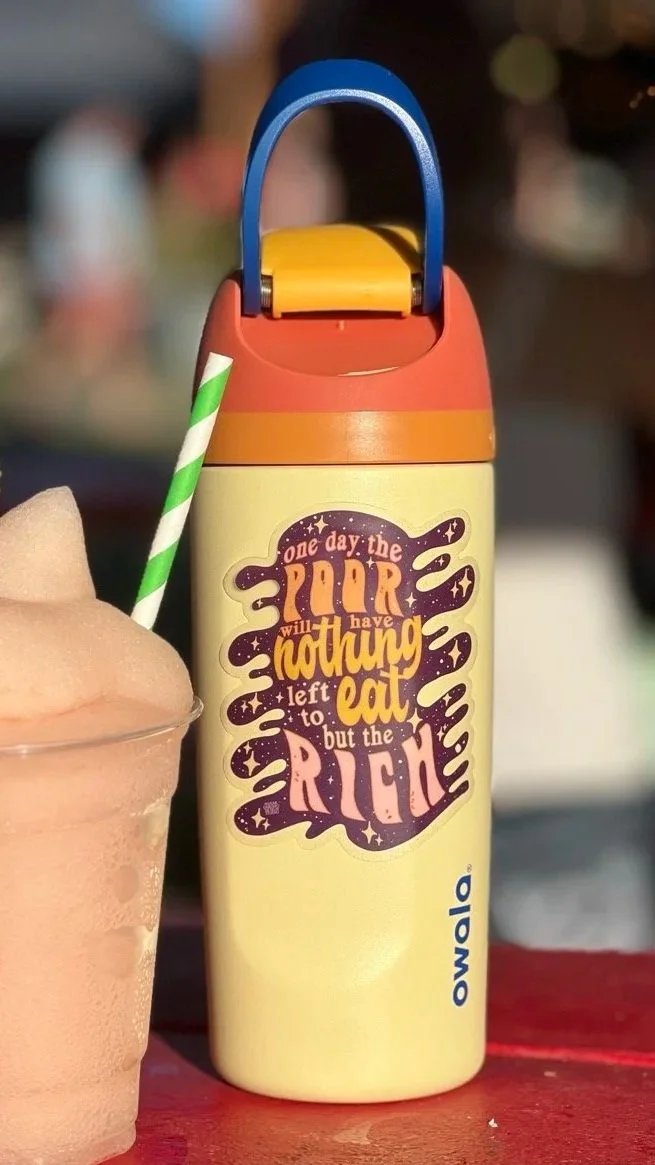 ONE DAY THE POOR WILL HAVE NOTHING LEFT TO EAT BUT THE RICH