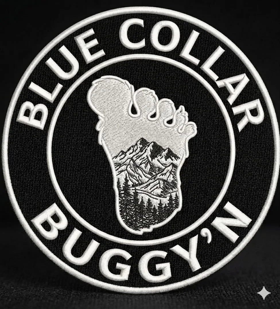 Blue Collar Buggy'n Bigfoot Logo Hoodie