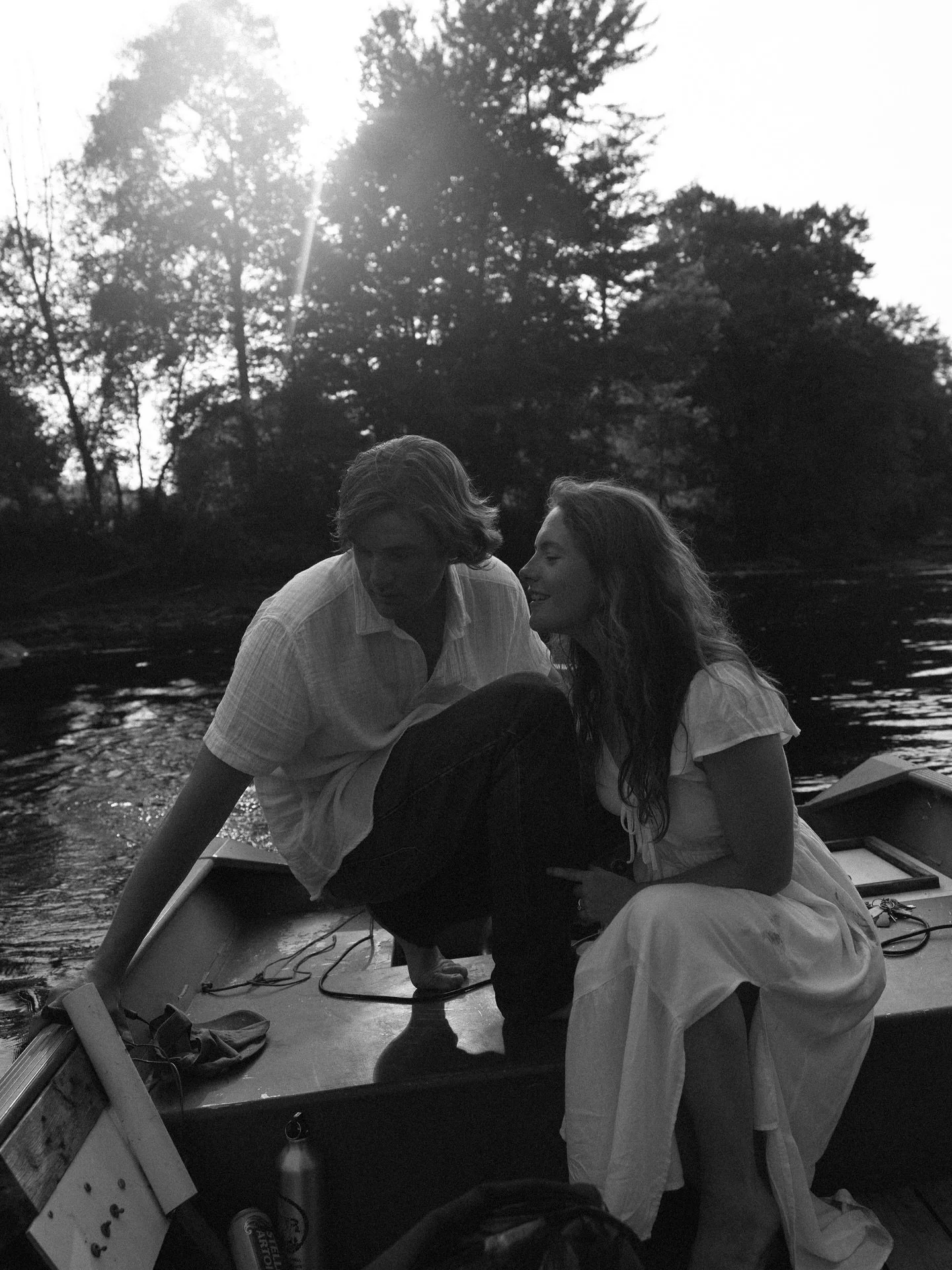 an afternoon in the adirondacks, reliving a typical saturday for these two (and chester). we wandered up the river in their backyard, talked about everything and nothing, danced in the sun, and soaked it all in. 

these two were the first to reach ou