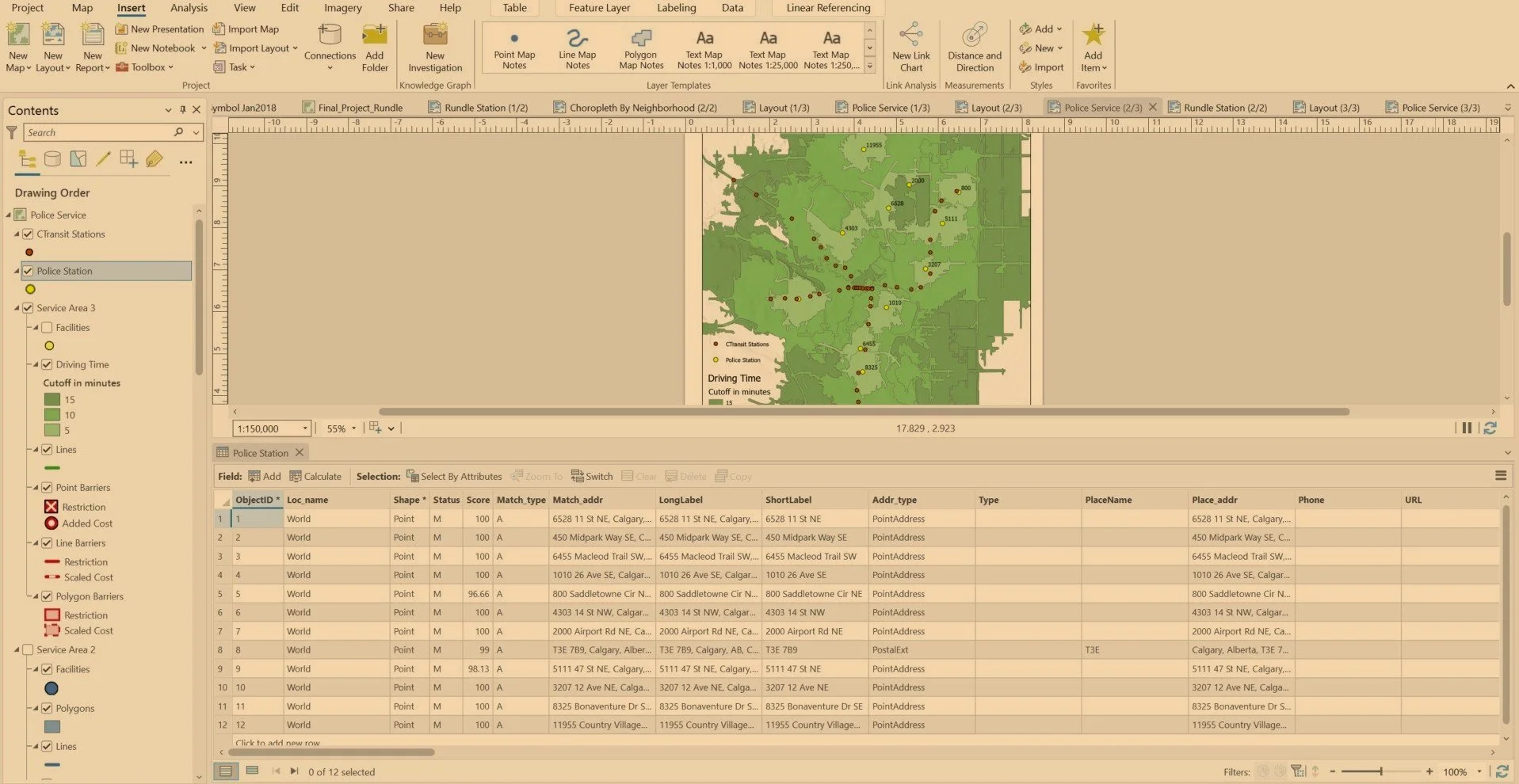 Geocode Police Stations