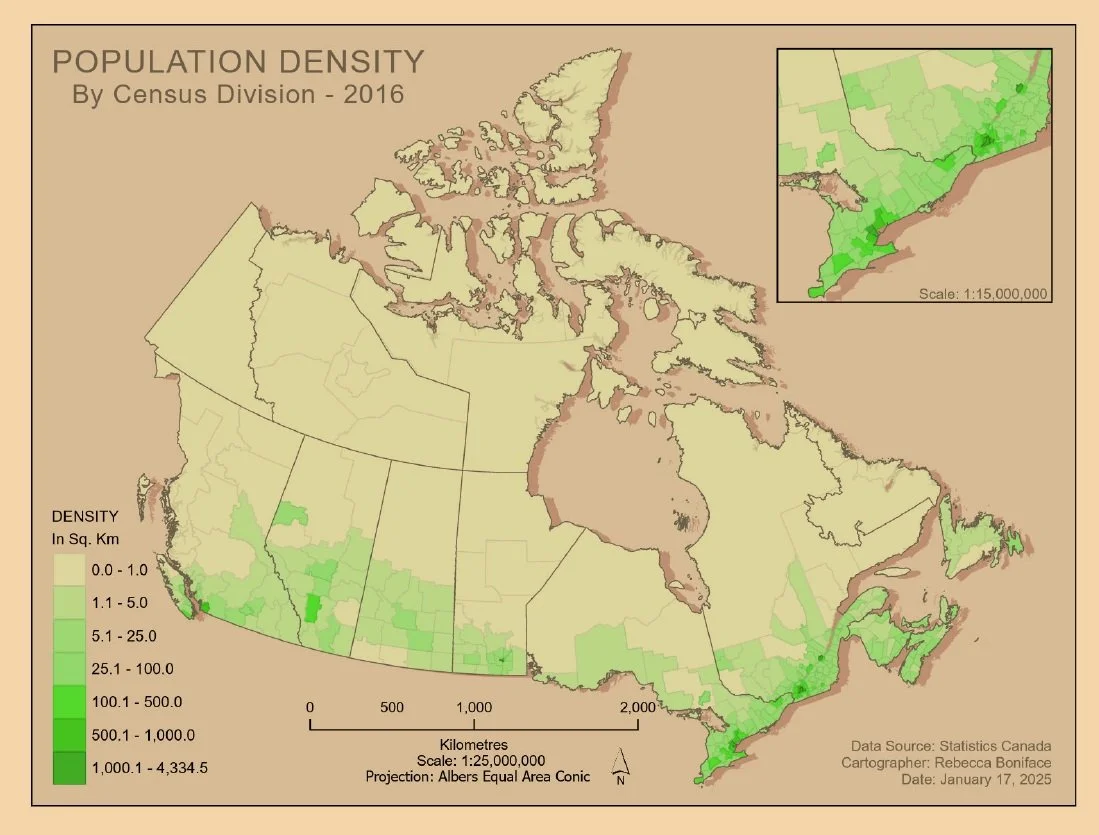 After matching Instructor's style, created own color ramp.
