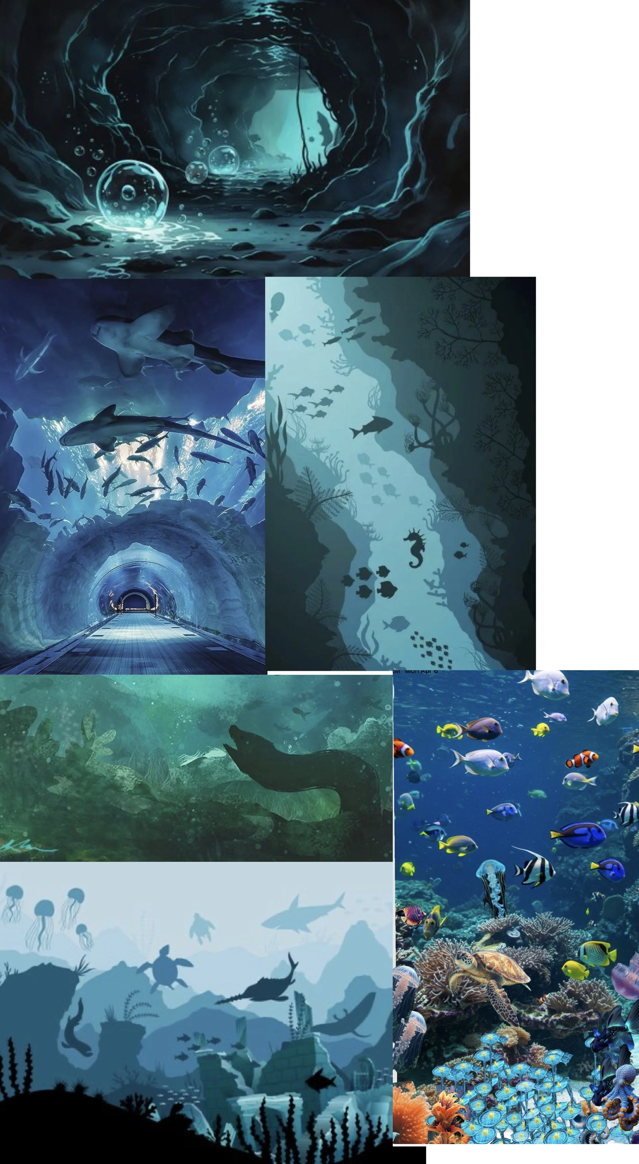 Underwater Tunnel (Drawing)