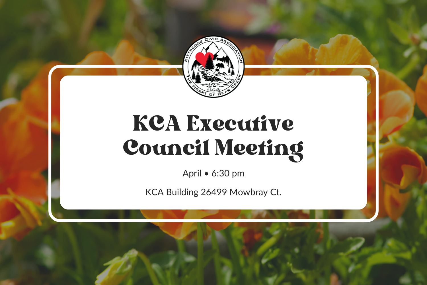 April Executive Council Meeting