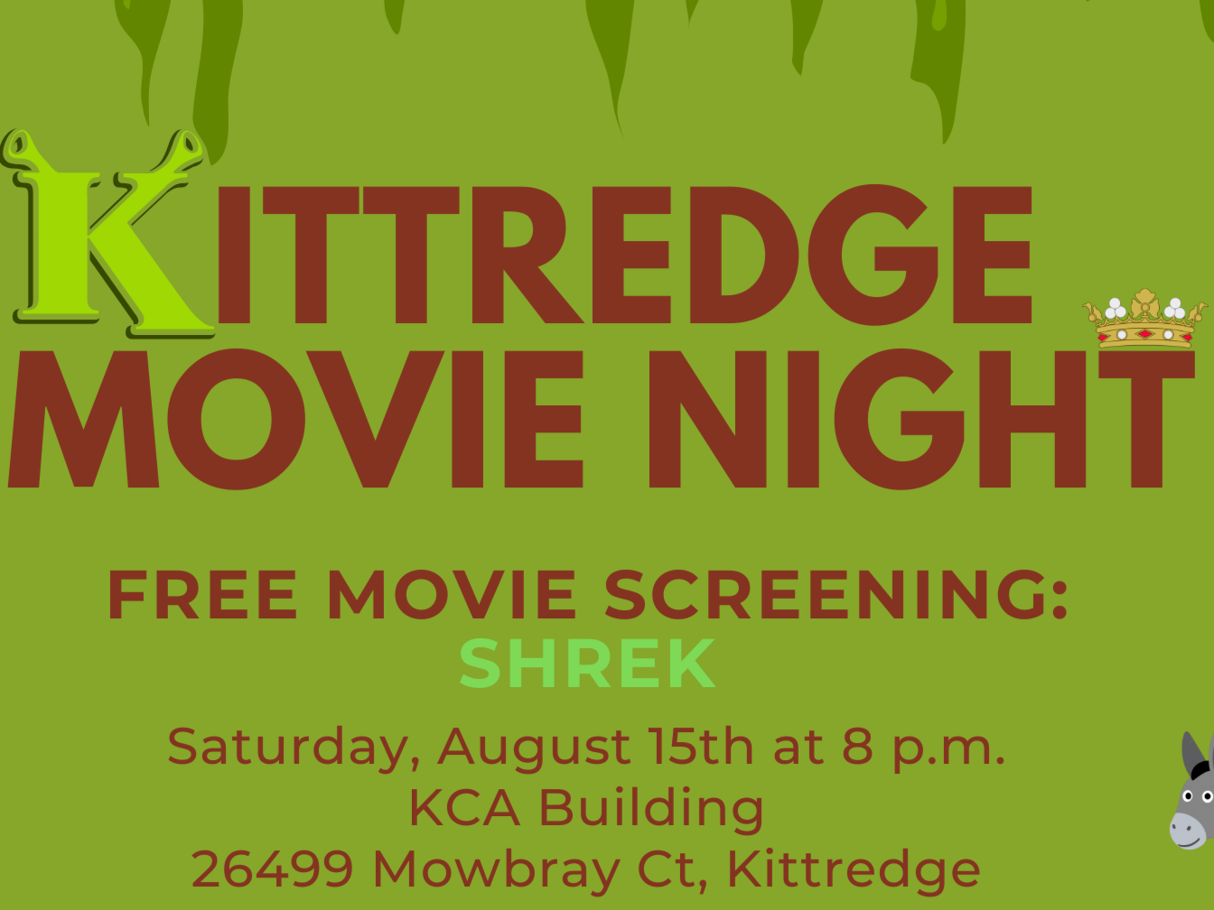 Kittredge Movie Night
