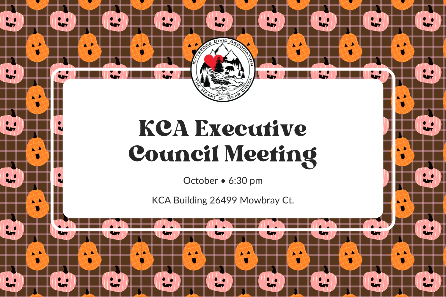 October Executive Council Meeting