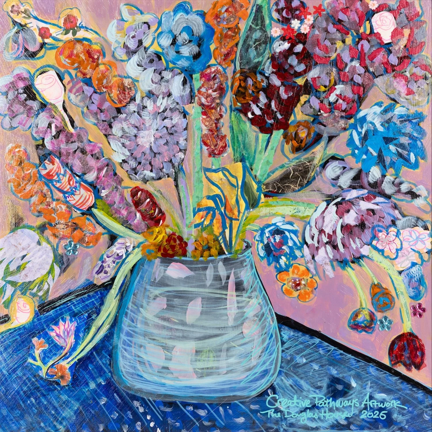 "Bouquet for a Celebration" (Creative Pathways Community Work)
