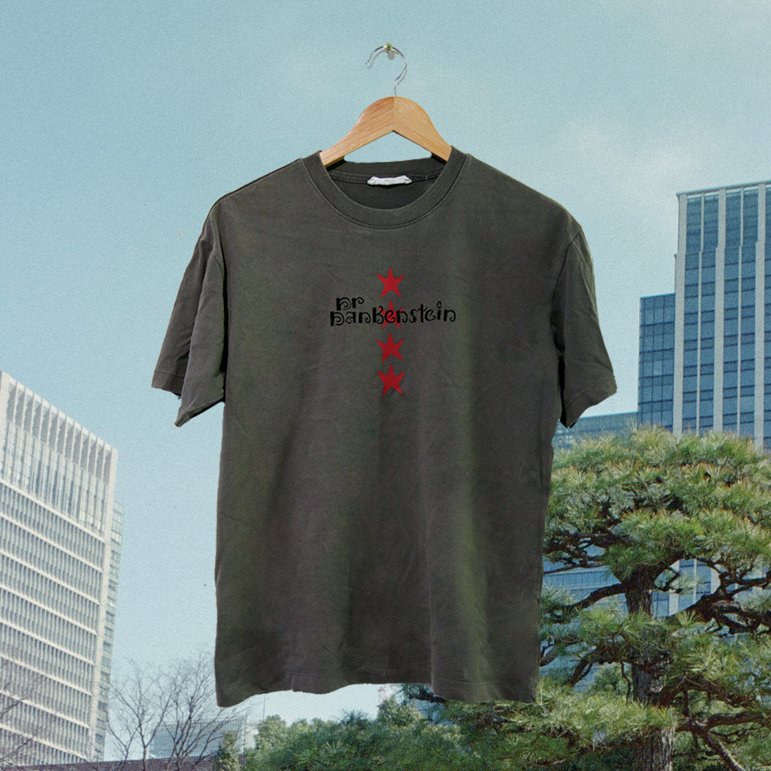 Dank Cross Tee Charcoal S