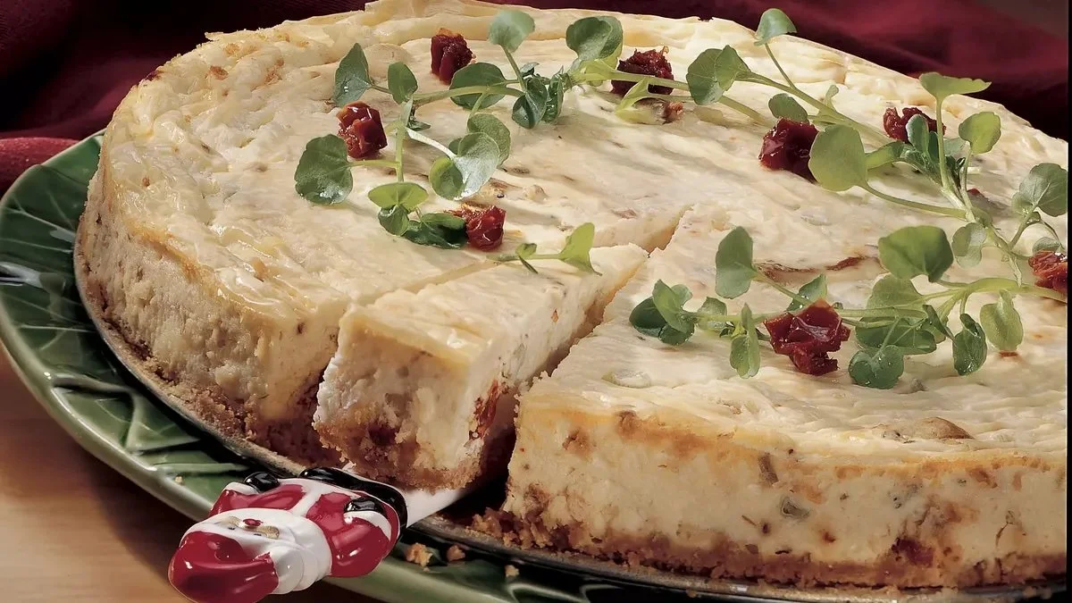 Savory Tomato Cheesecake