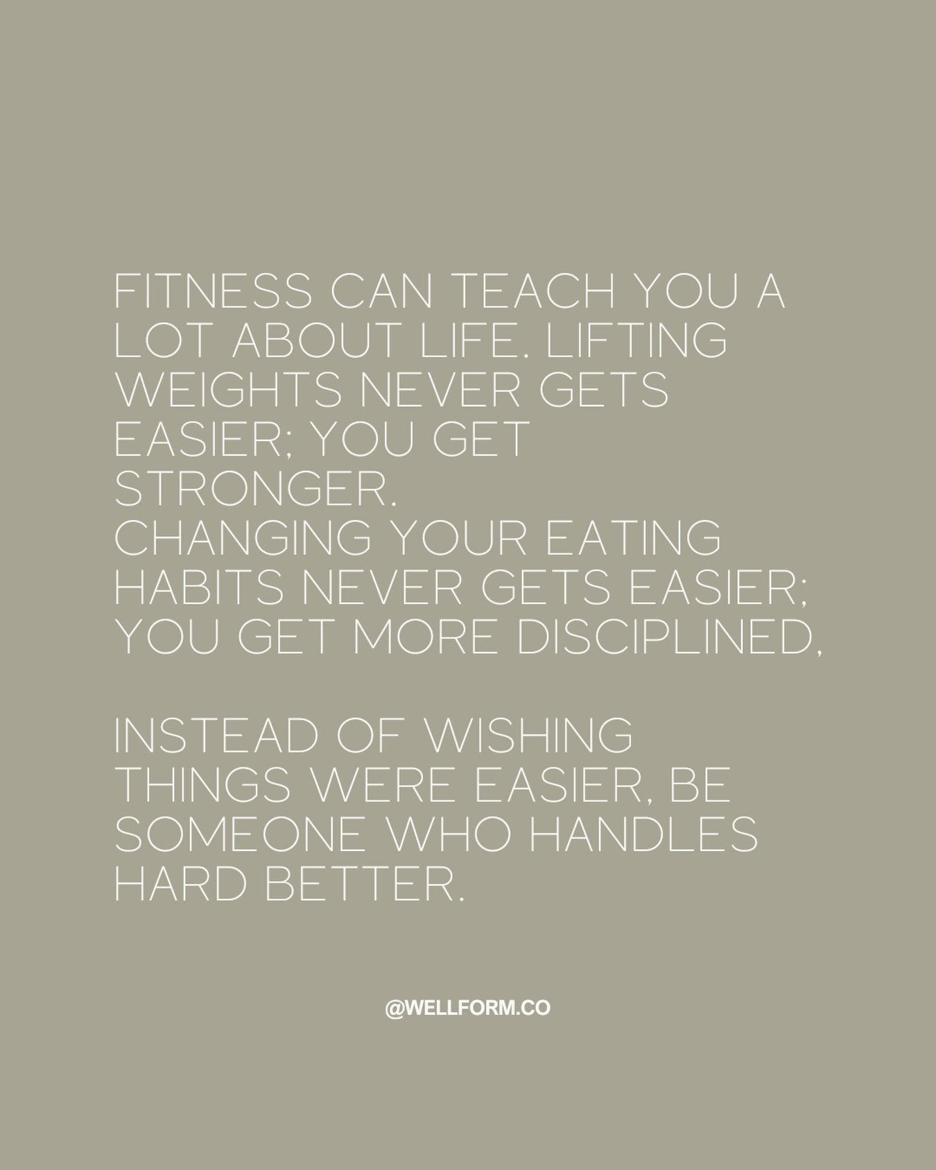 Fitness isn&rsquo;t just physical.
It builds strength, discipline and resilience that spills into every part of life.
Don&rsquo;t wish for easier &mdash; train yourself to handle hard better. It eventually becomes a part of your lifestyle and you&rsq