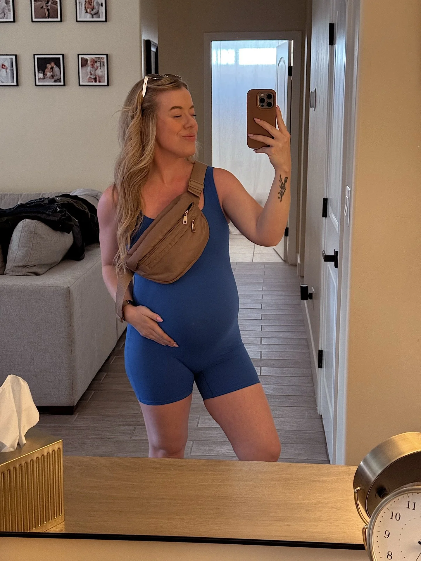 Hey, Month 7 👋🏼 please be kind to me from here on out&hellip;
I&rsquo;d be lying if I said this season has felt easy. There have been a few teary moments lately&hellip; my body is working overtime, and I&rsquo;ve caught glimpses of what felt really