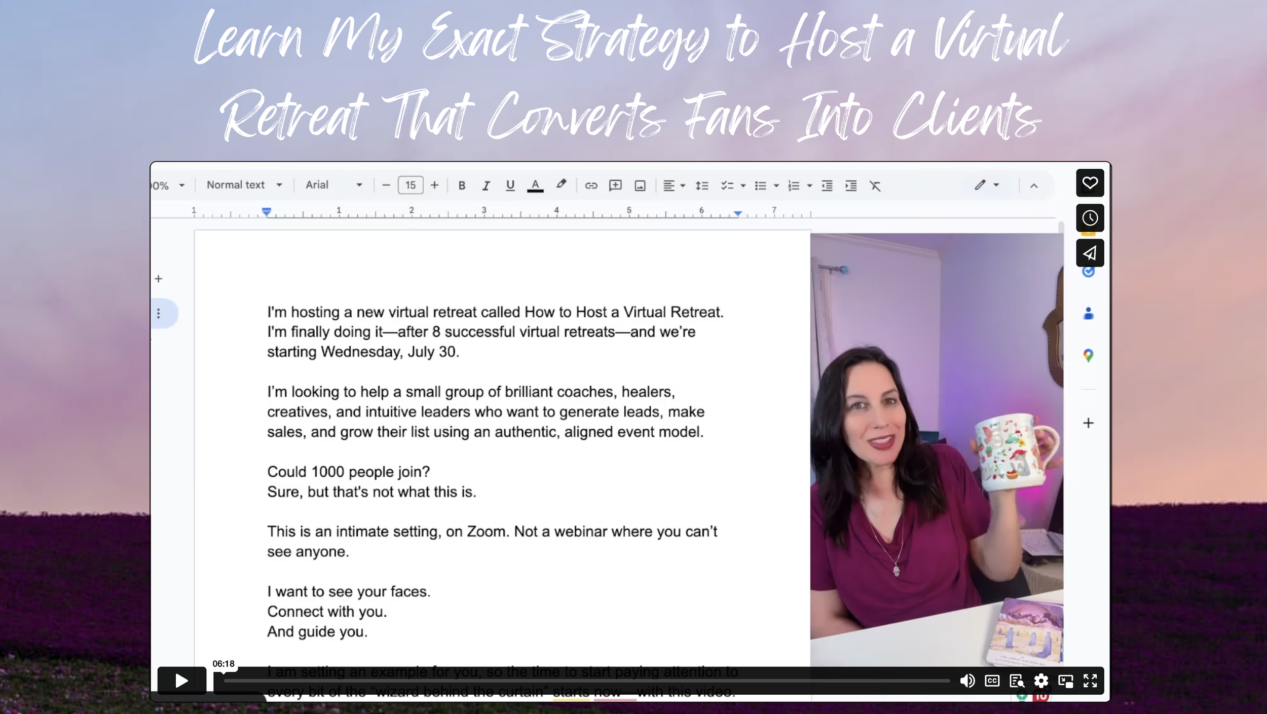 How To Host A Virtual Retreat (the RETREAT retreat)