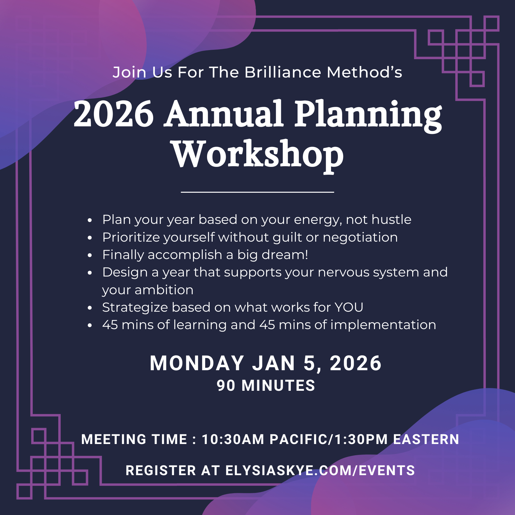 2026 Annual Planning Workshop