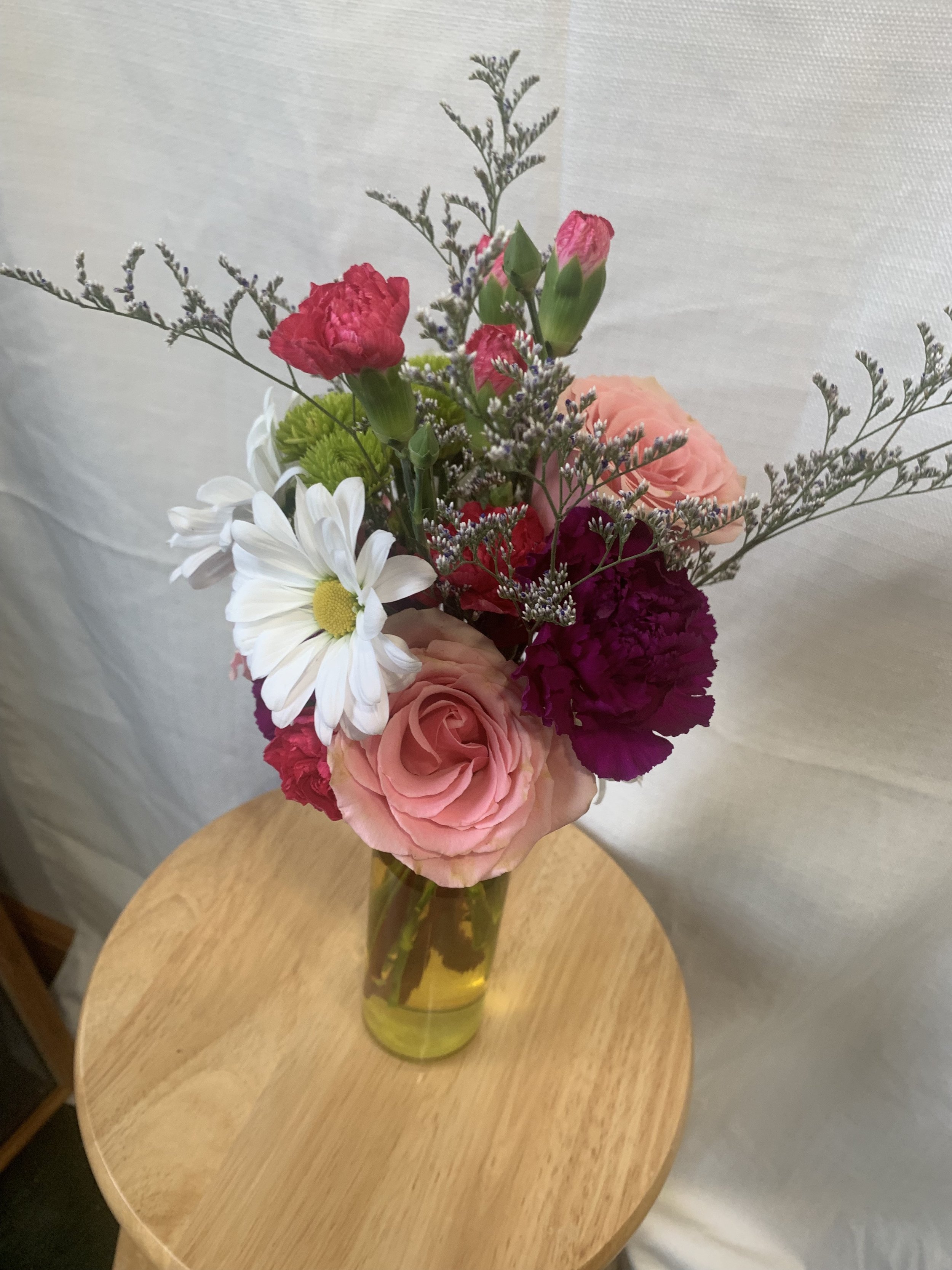 "just to brighten their day" bouquets...