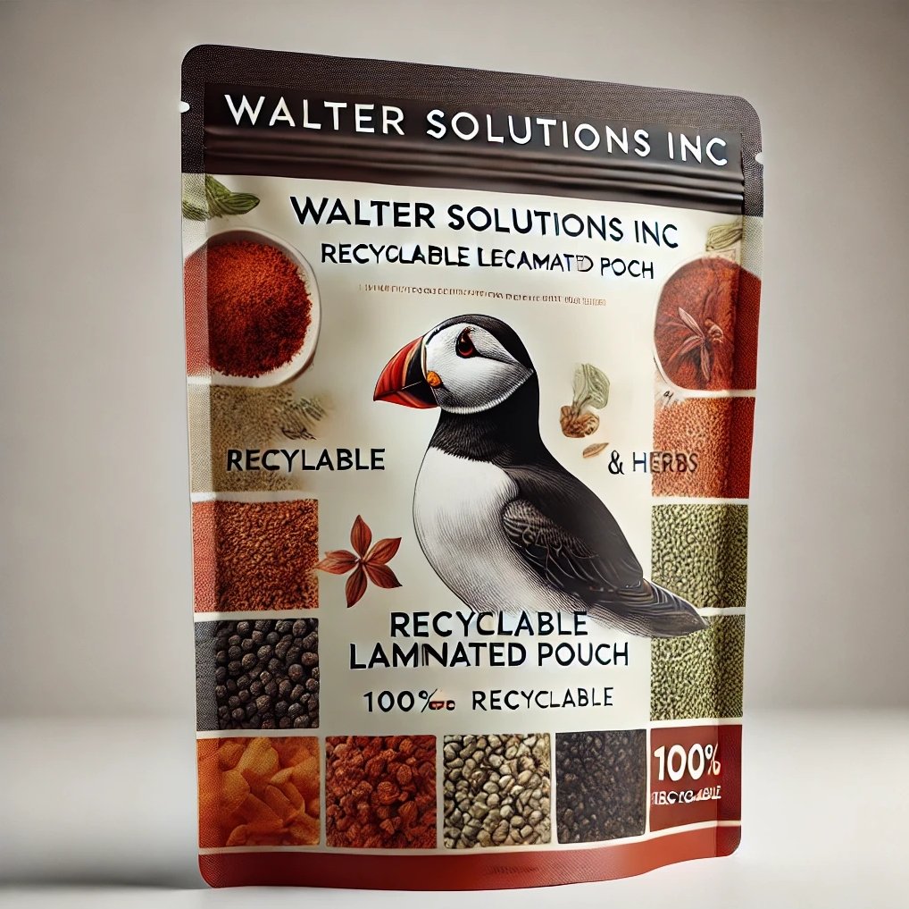 Recyclable flexible packaging for spice