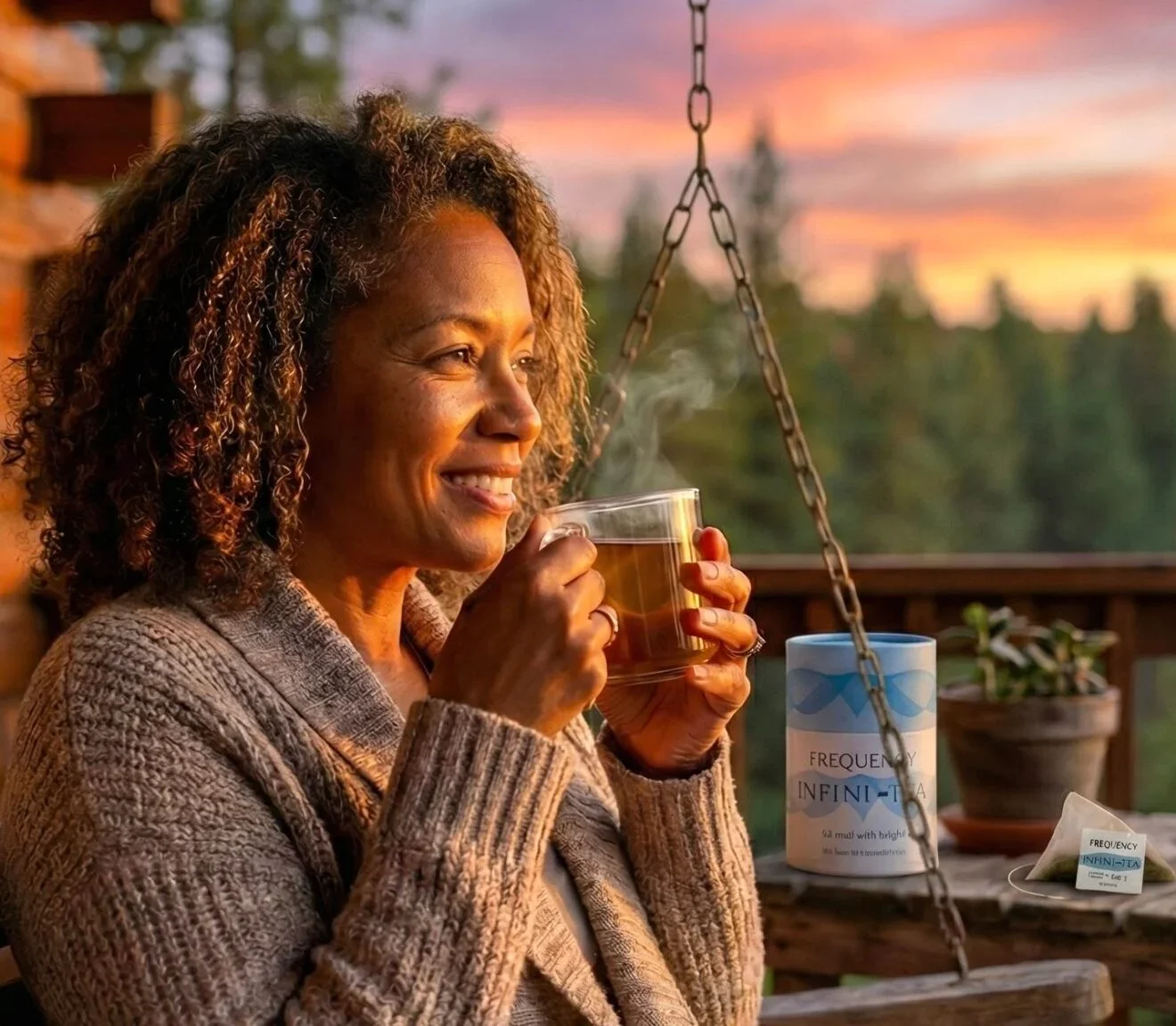 Infini-Tea  (Tulsi Rose flavor)