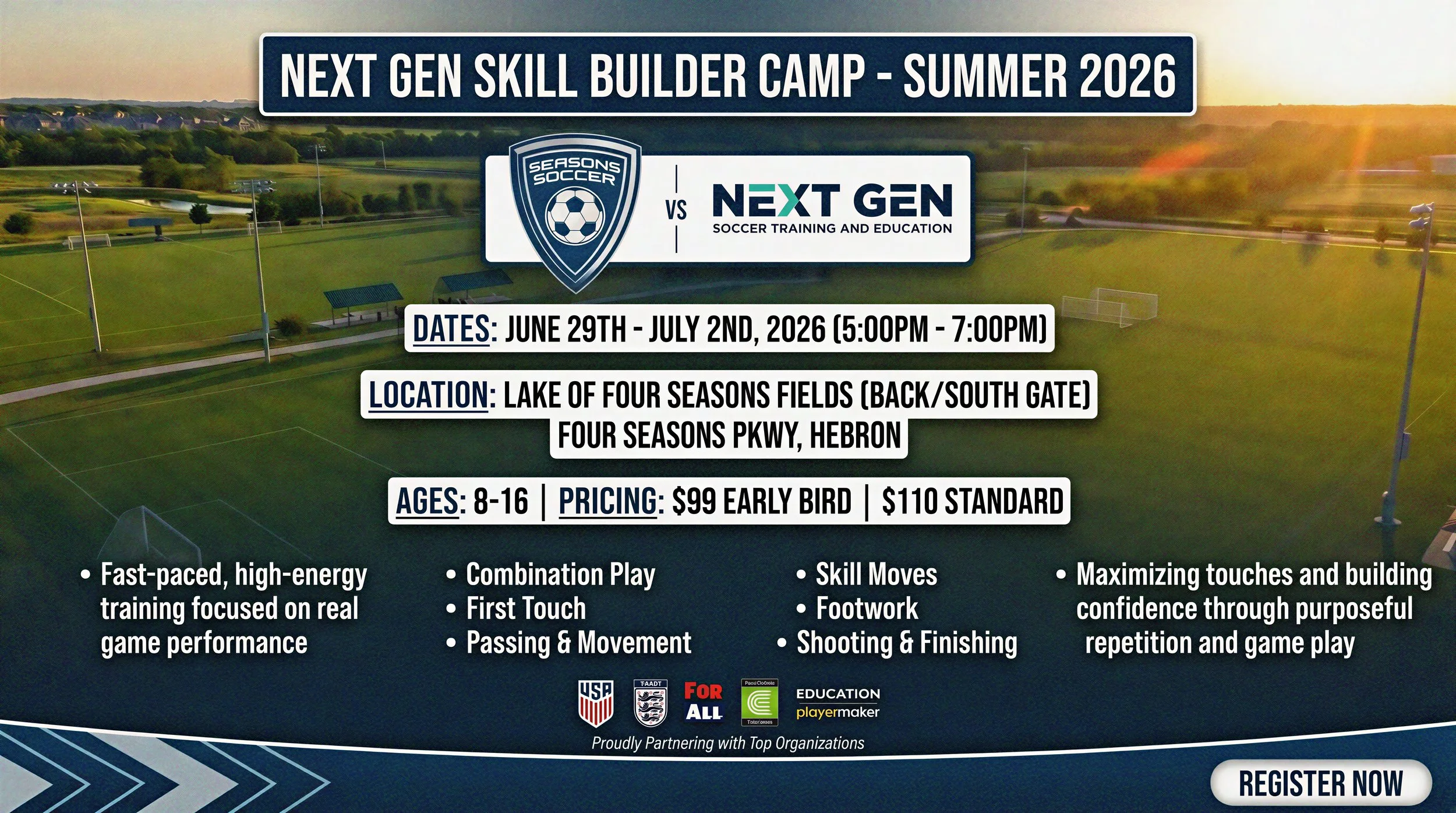 NextGen Skill Builder Camp - Summaer 2026 hosted by LOFS Soccer