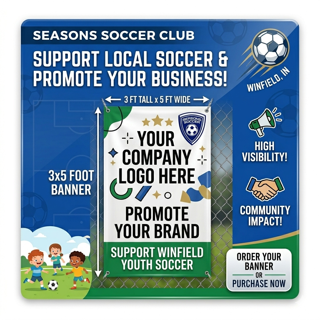 2026 Fall Season 3' x 5' Company Banner
