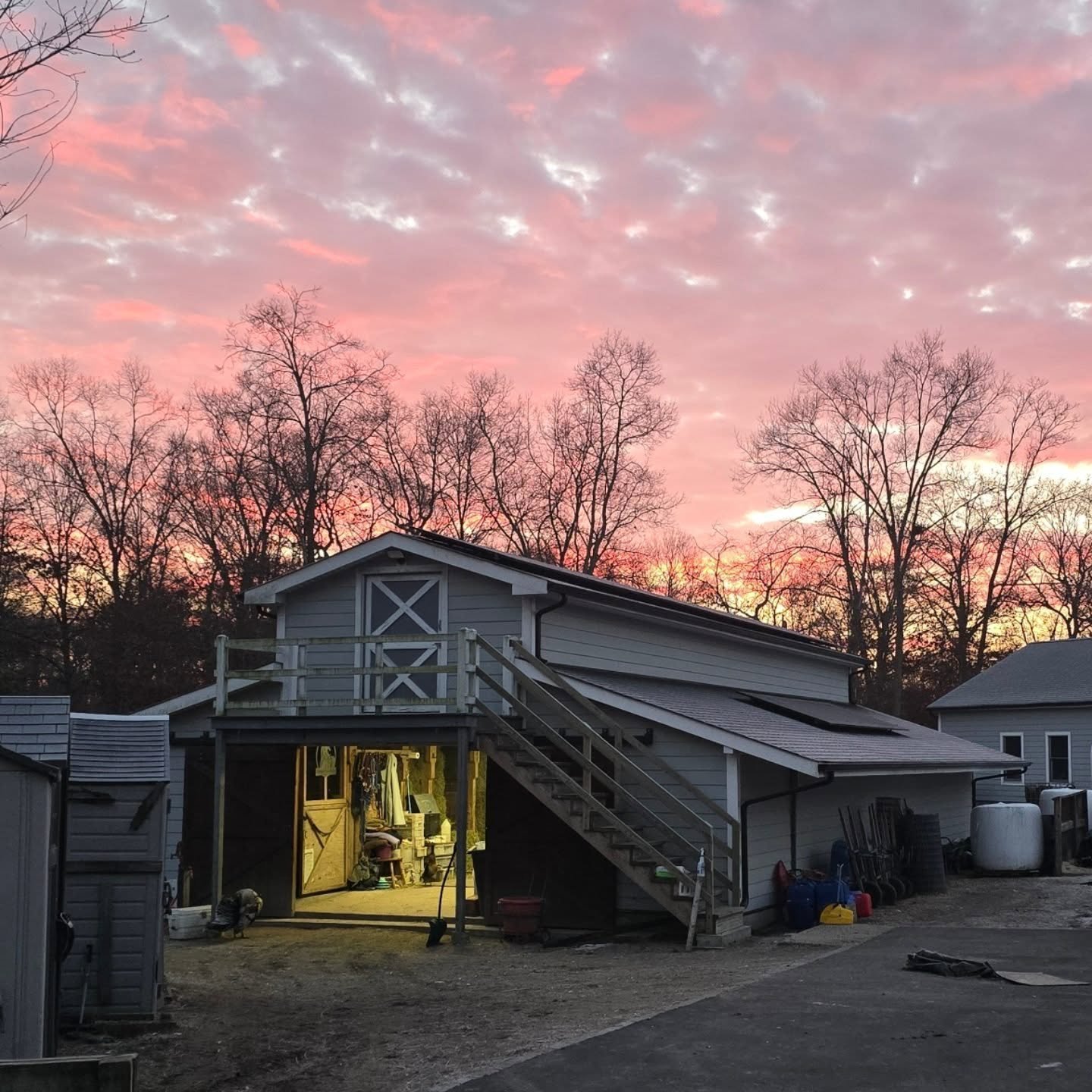 While Long Island sunrises are always beautiful, there&rsquo;s nothing like watching the sun come up on the farm.  The animals slowly waking up and the sky glowing in soft morning hues create a peaceful kind of magic. It&rsquo;s our favorite way to s