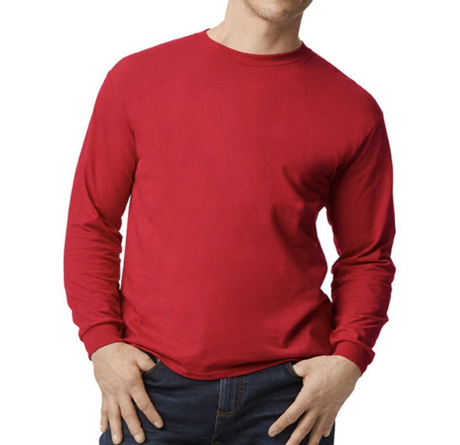 Gildan long sleeve red .jpg