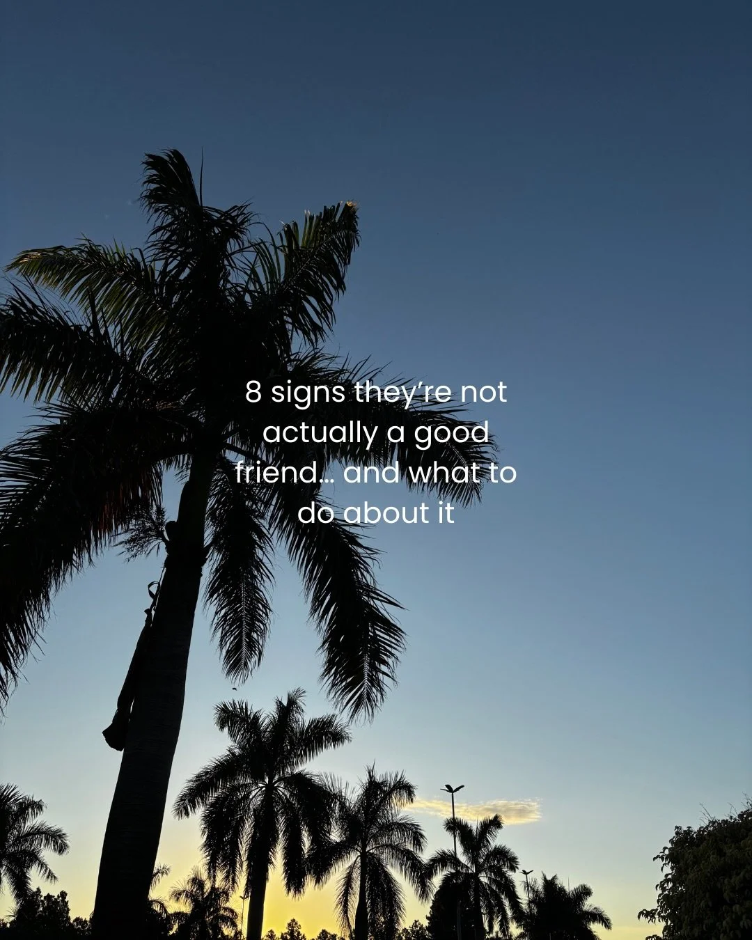 What&rsquo;s a reason you ended a friendship? Tell me in the comments. 

Not all friendships are meant to last, and that&rsquo;s okay. Don&rsquo;t hold onto to toxic friends just because you&rsquo;ve known them a long time. 

Just like dating, your t