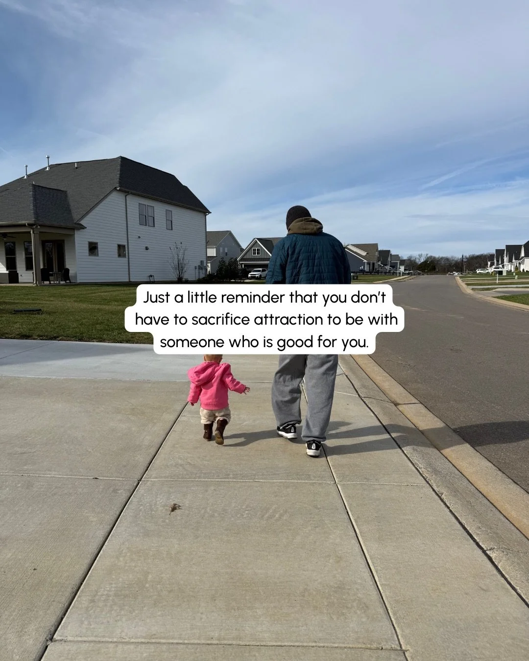 It&rsquo;s about learning how to accept healthy love when you&rsquo;re used to love feeling uncertain, chaotic or like something you have to earn. Being with someone who is consistent, clear, and not going anywhere can feel very uncomfortable at firs