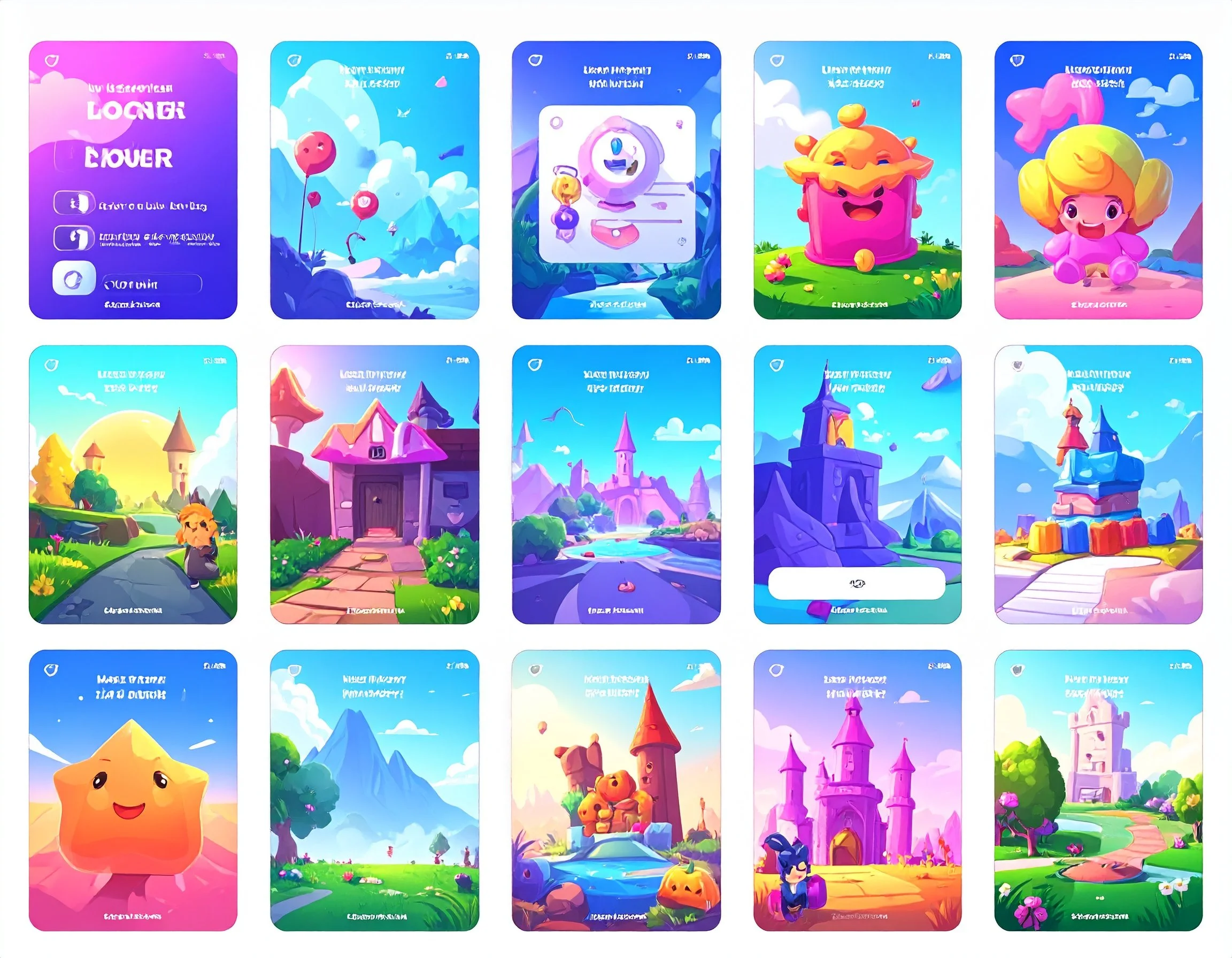 mobile app game comps for a bright and colorful technology game app f 15471.jpg