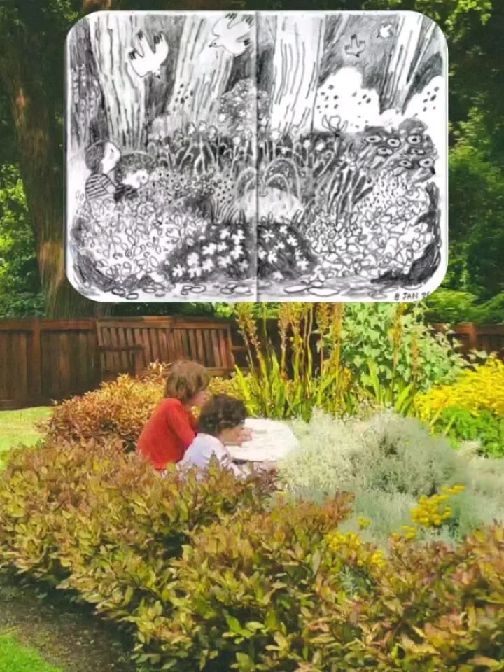 Had the loveliest summer morning at the park with my boys🧋🌲🦋🍃🌷🦆 Luckily I had in my purse a small moleskine journal and a pencil ❤️
.
.
.
.
.
#sketchbookpractice #plainair #graphitedrawing #sketching #dunedinnz